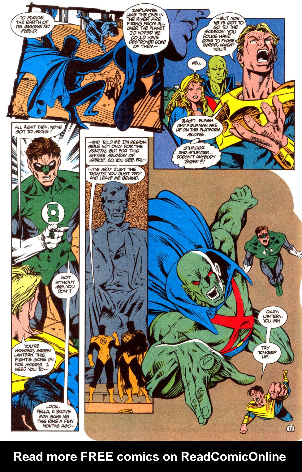 Read online Justice League America comic -  Issue #92 - 13