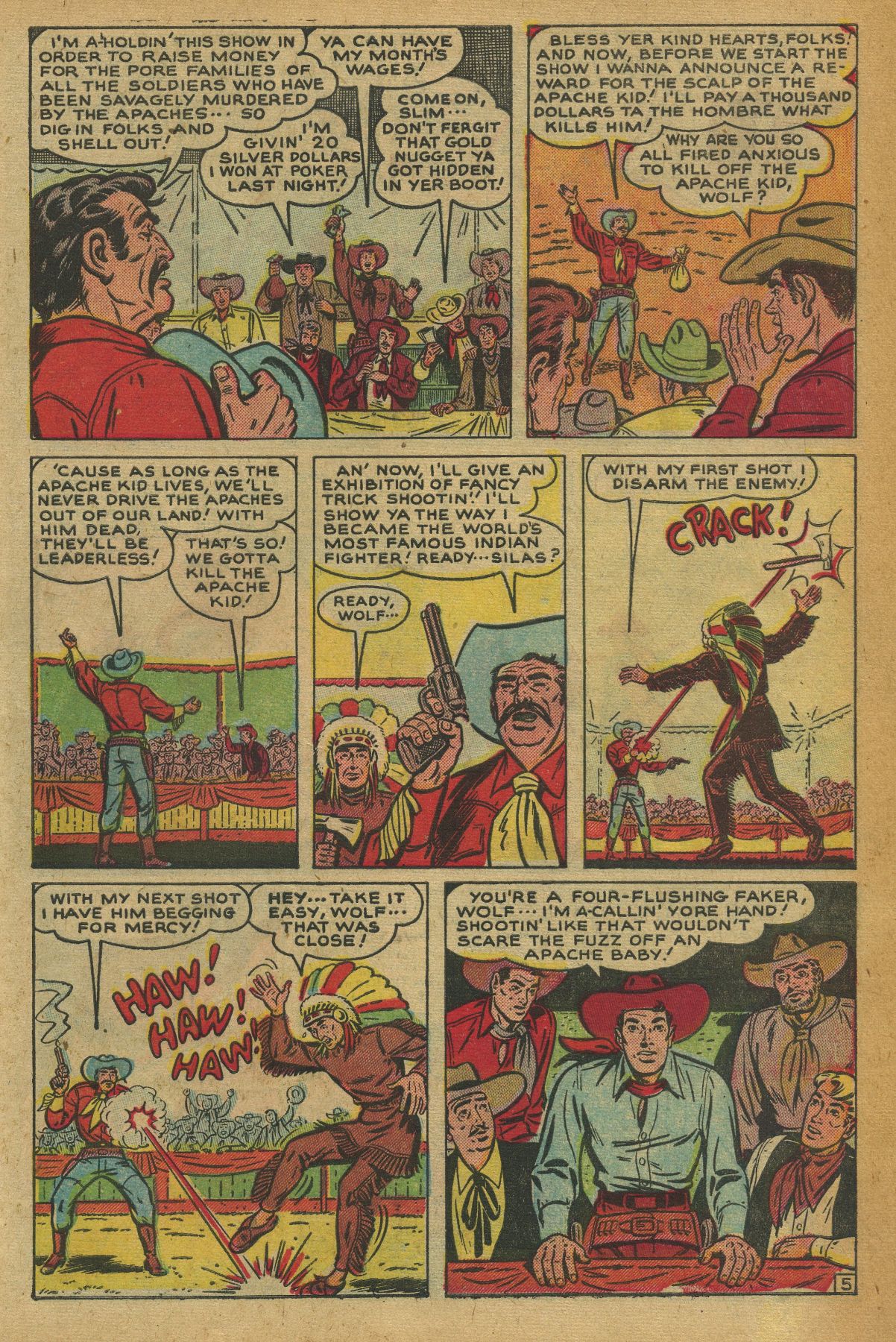 Read online Apache Kid comic -  Issue #3 - 7