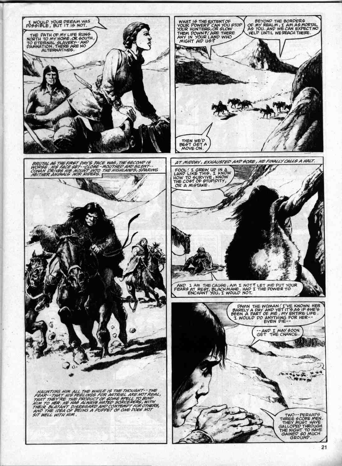 Read online The Savage Sword Of Conan comic -  Issue #74 - 20