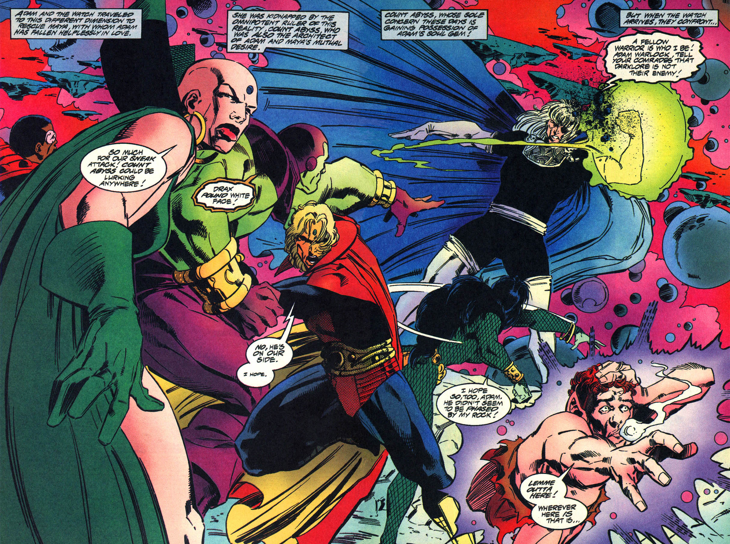 Read online Warlock and the Infinity Watch comic -  Issue #32 - 3