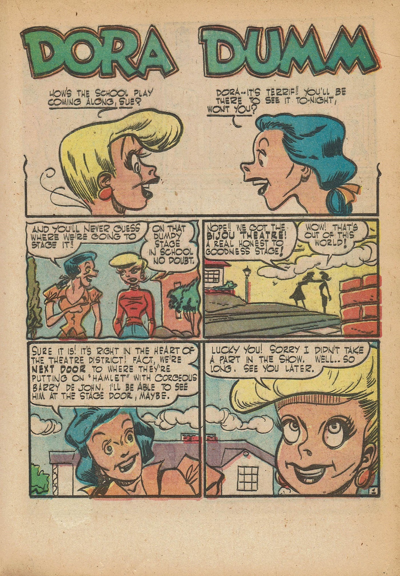 Read online Babe (1948) comic -  Issue #1 - 21