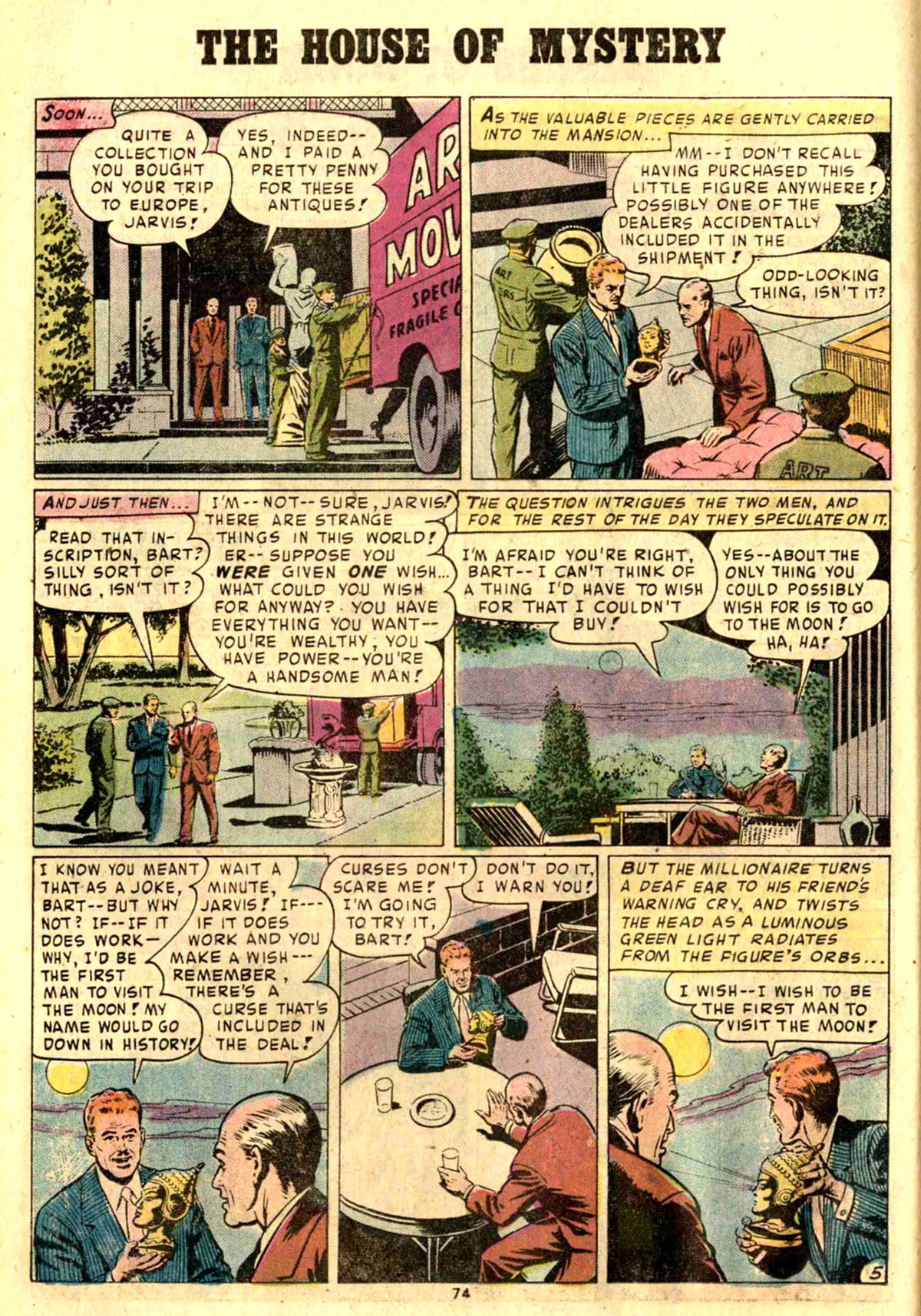 Read online House of Mystery (1951) comic -  Issue #226 - 74