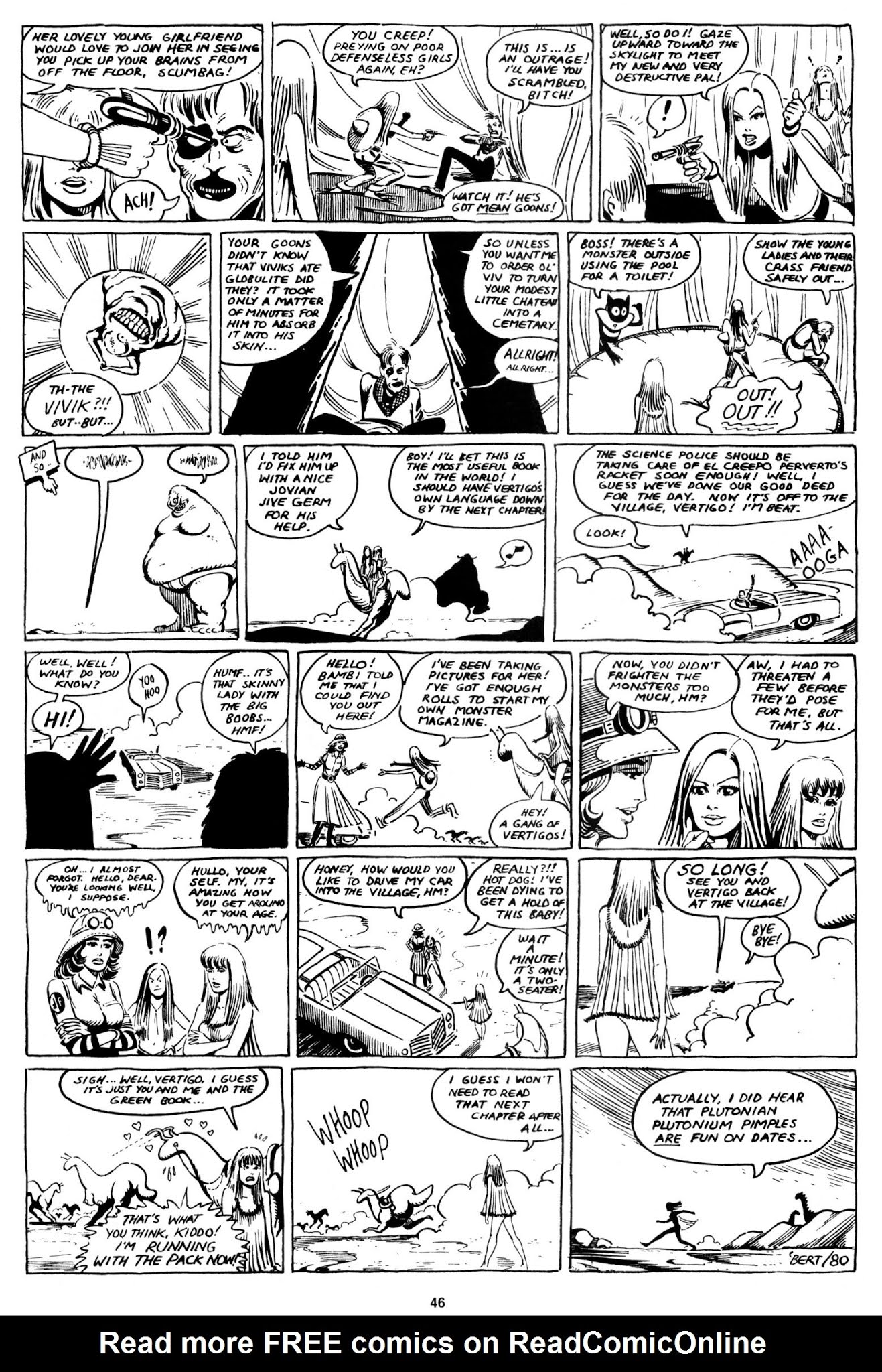 Read online Love and Rockets (1982) comic -  Issue #1 - 46