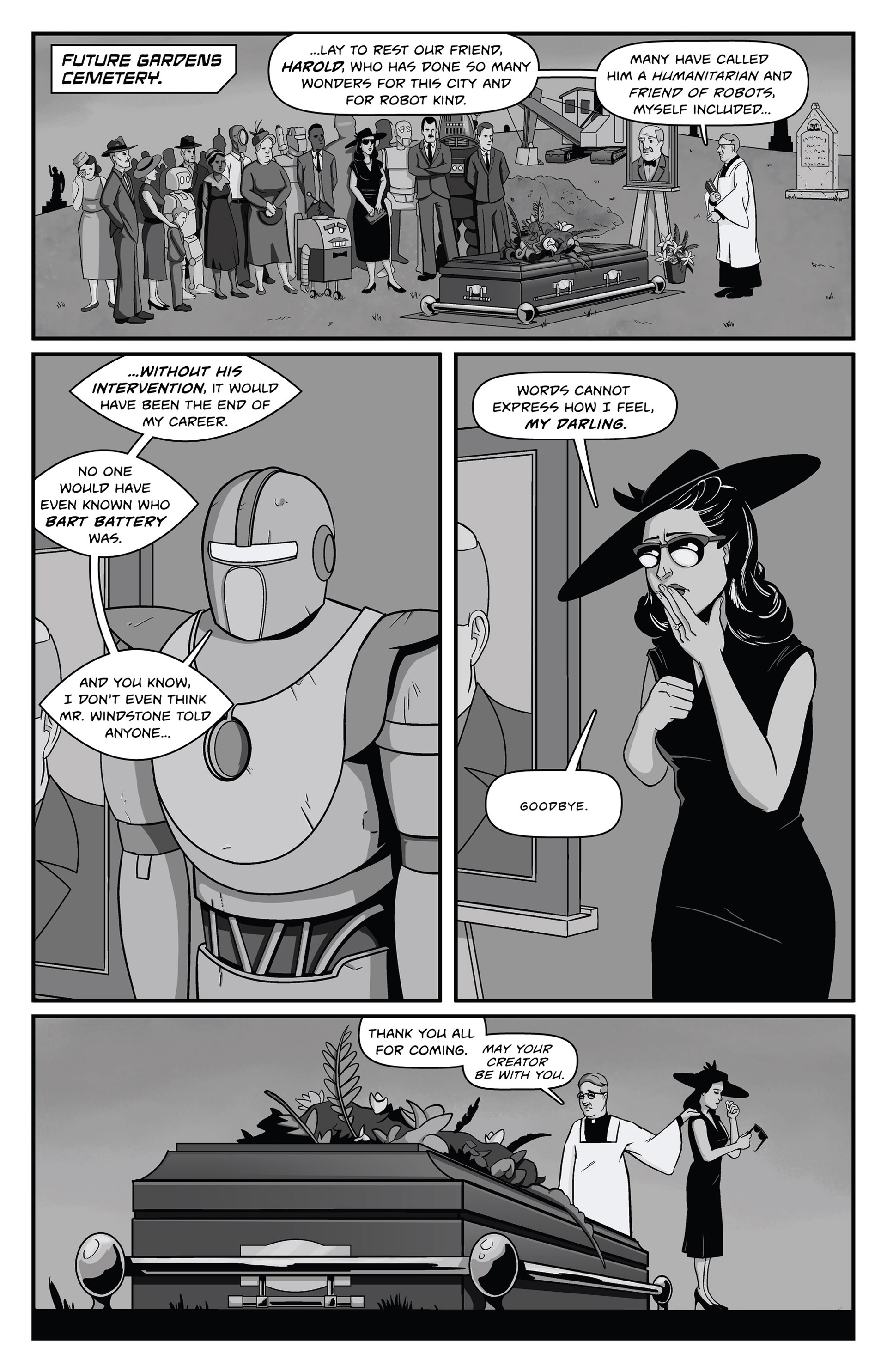 Read online Copernicus Jones: Robot Detective comic -  Issue #4 - 4