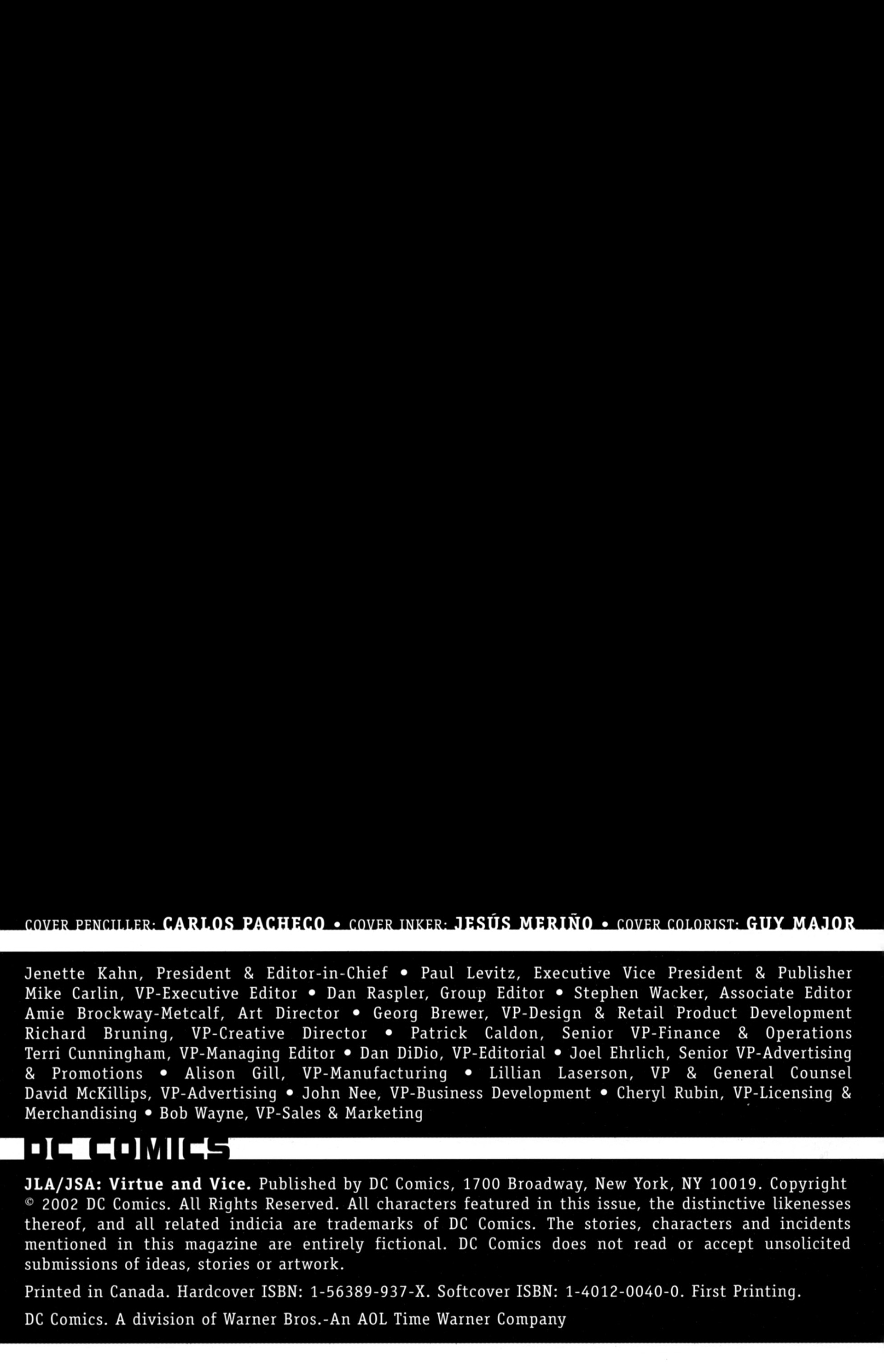 Read online JLA/JSA: Virtue and Vice comic -  Issue # TPB - 3