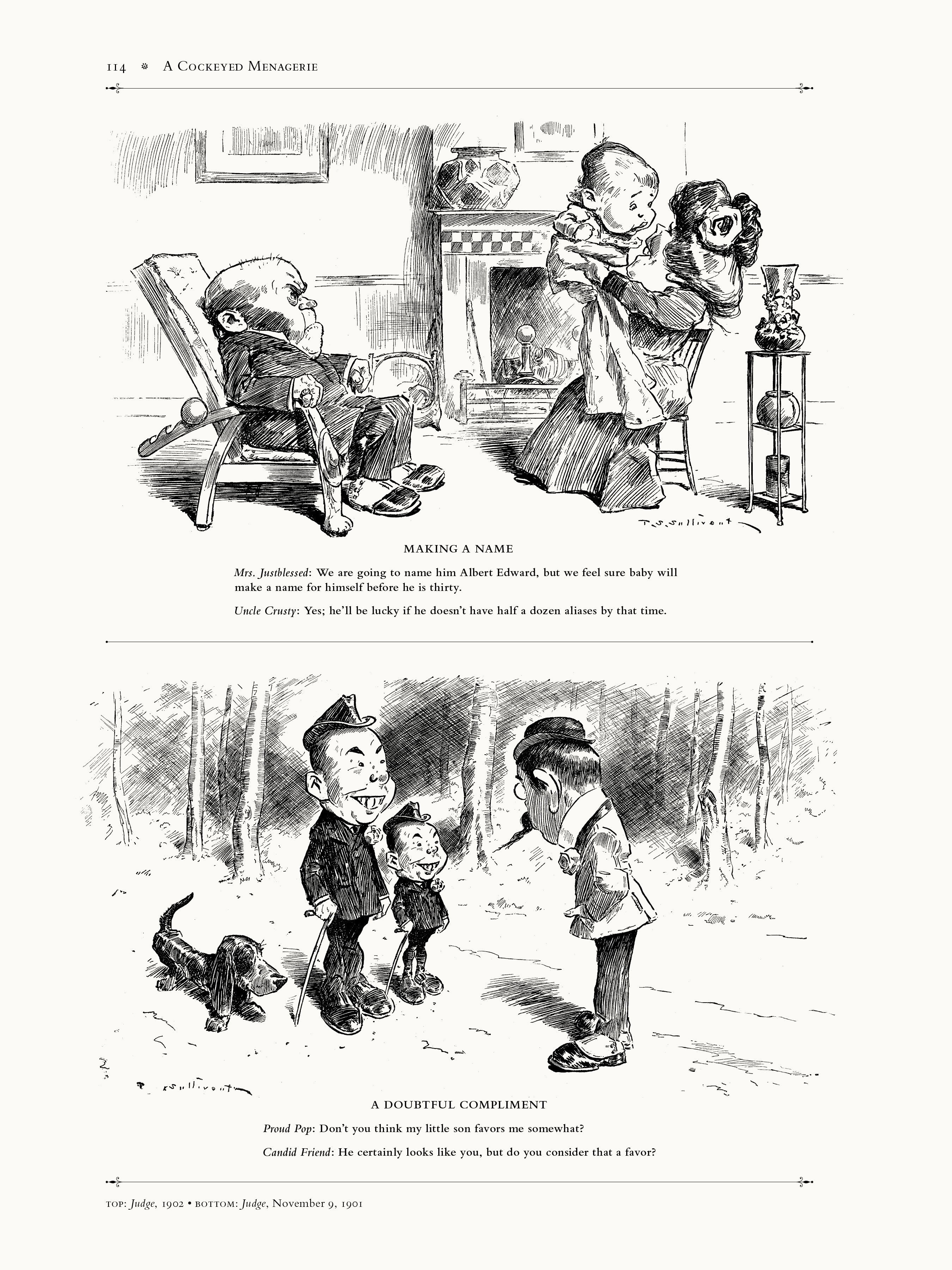 Read online A Cockeyed Menagerie: The Drawings of T.S. Sullivant comic -  Issue # TPB (Part 2) - 29