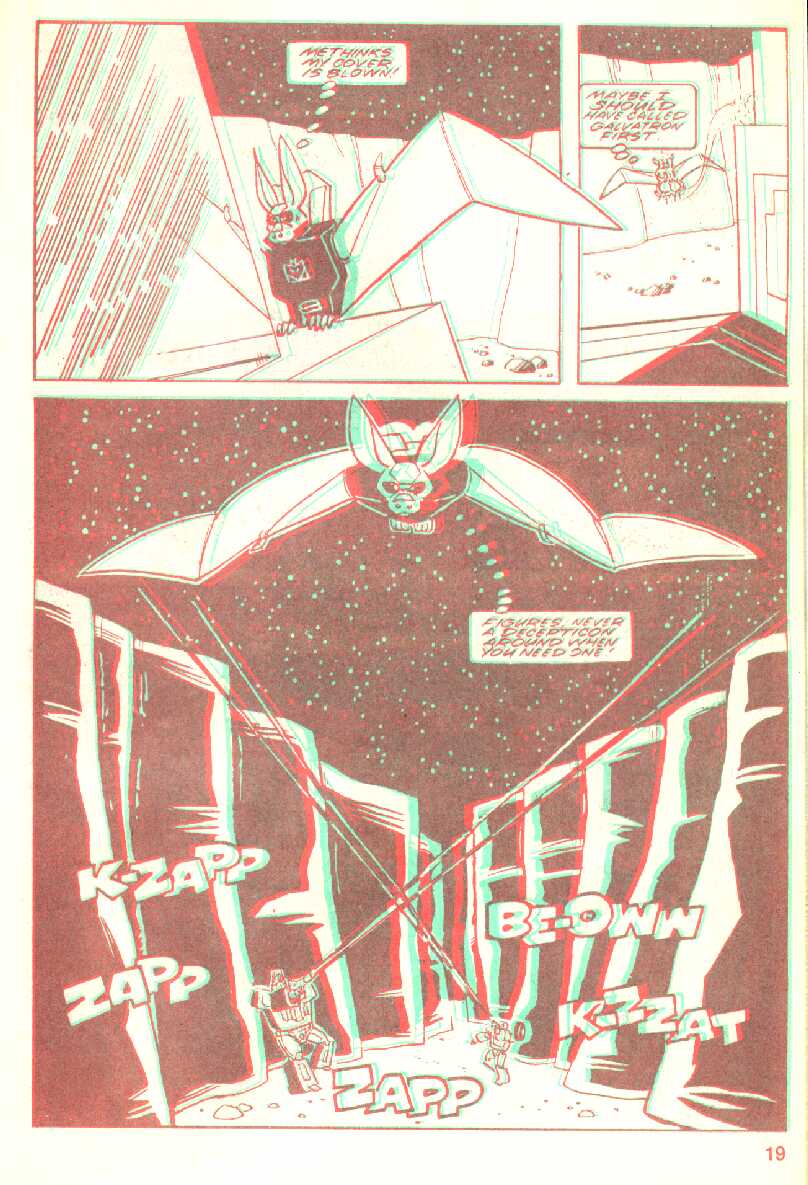 Read online The Transformers in 3-D comic -  Issue #1 - 20