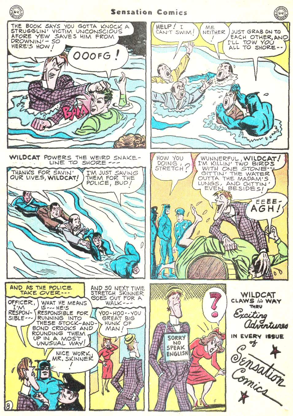 Read online Sensation (Mystery) Comics comic -  Issue #50 - 48