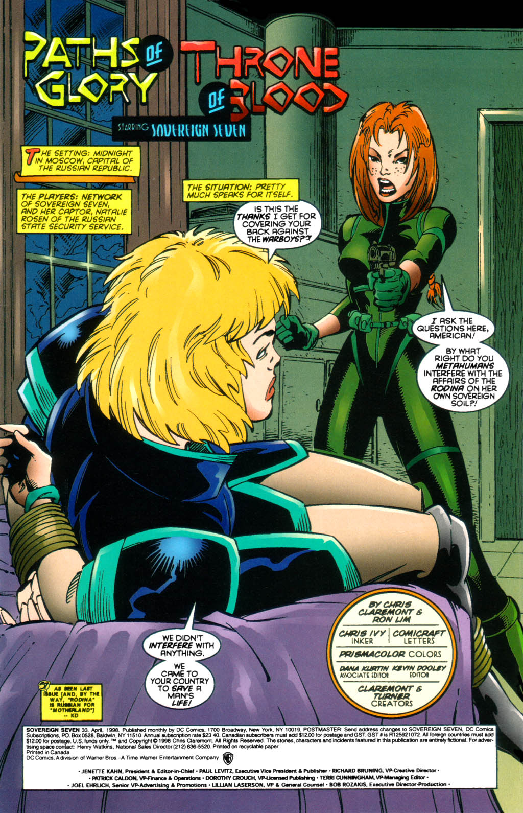 Read online Sovereign Seven comic -  Issue #33 - 2