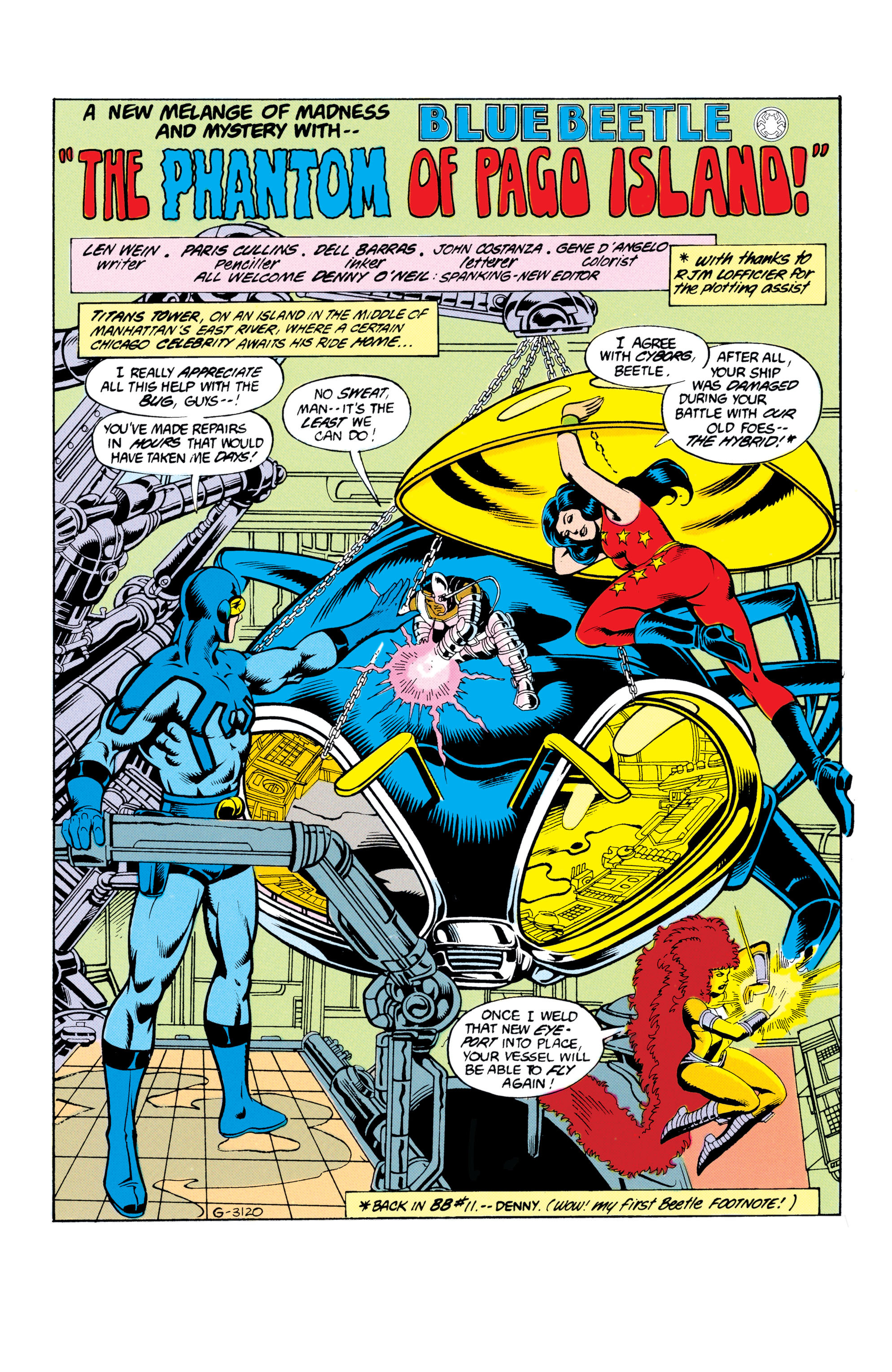 Read online Blue Beetle (1986) comic -  Issue #14 - 2
