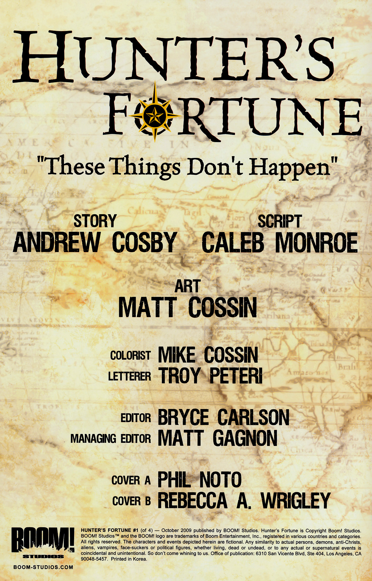 Read online Hunter's Fortune comic -  Issue #1 - 2