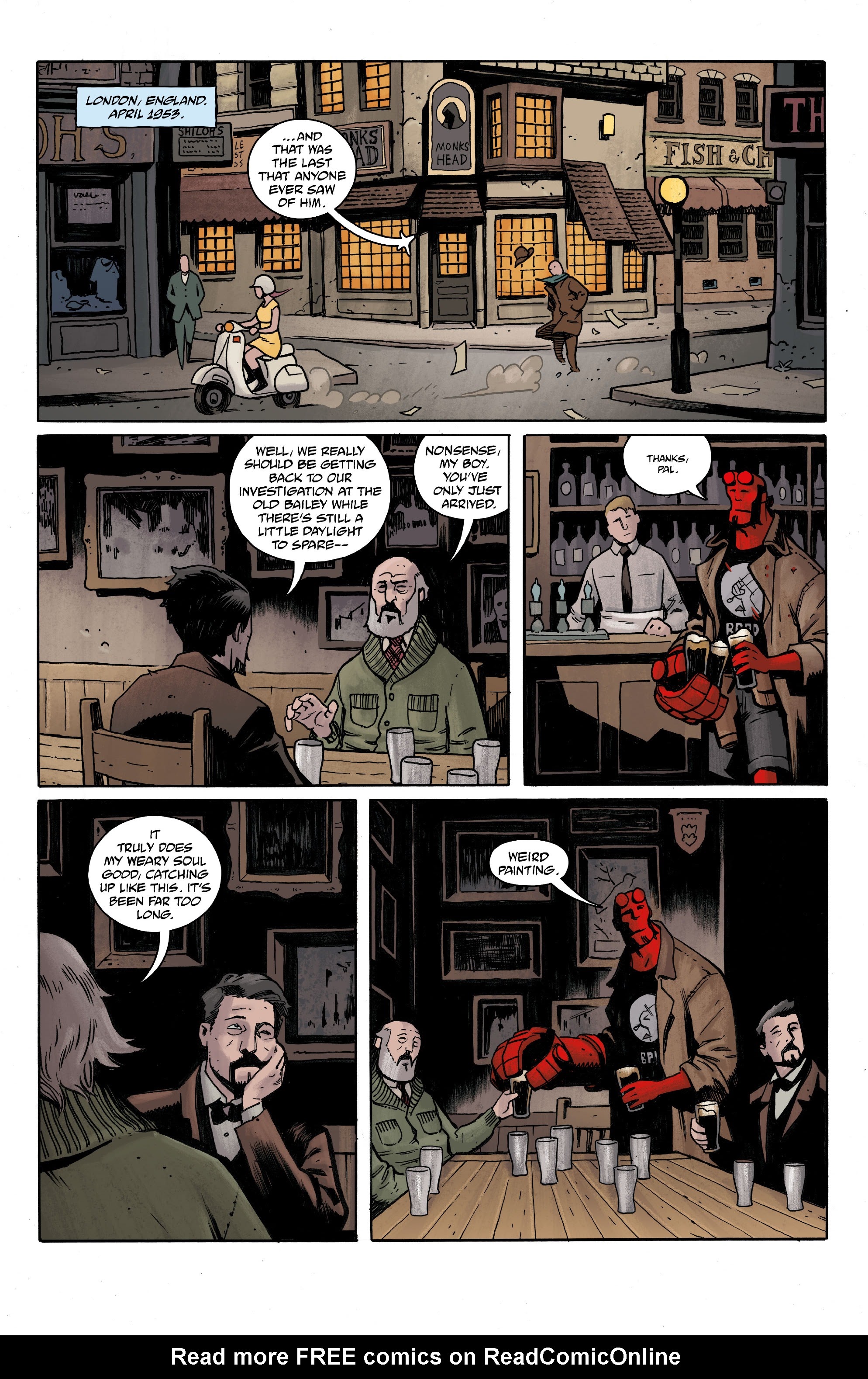 Read online Hellboy: The Silver Lantern Club comic -  Issue #3 - 3
