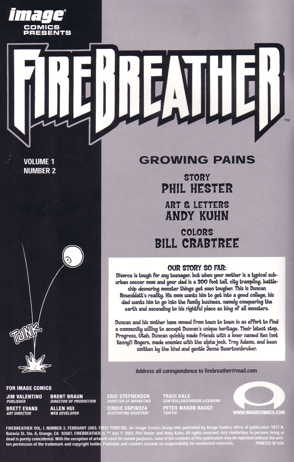 Read online FireBreather (2003) comic -  Issue #2 - 2