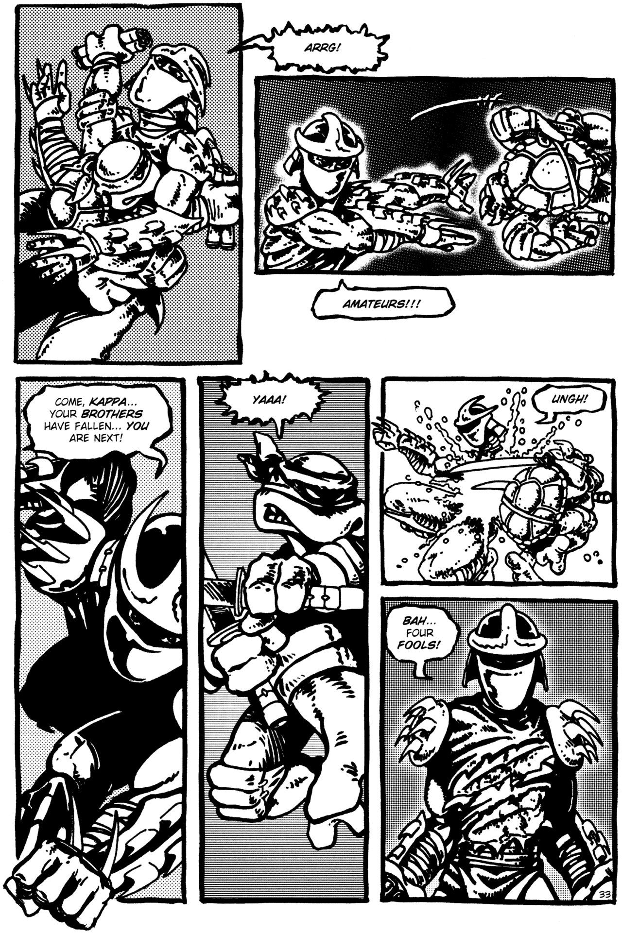 Read online Teenage Mutant Ninja Turtles (1984) comic -  Issue #1 - 33