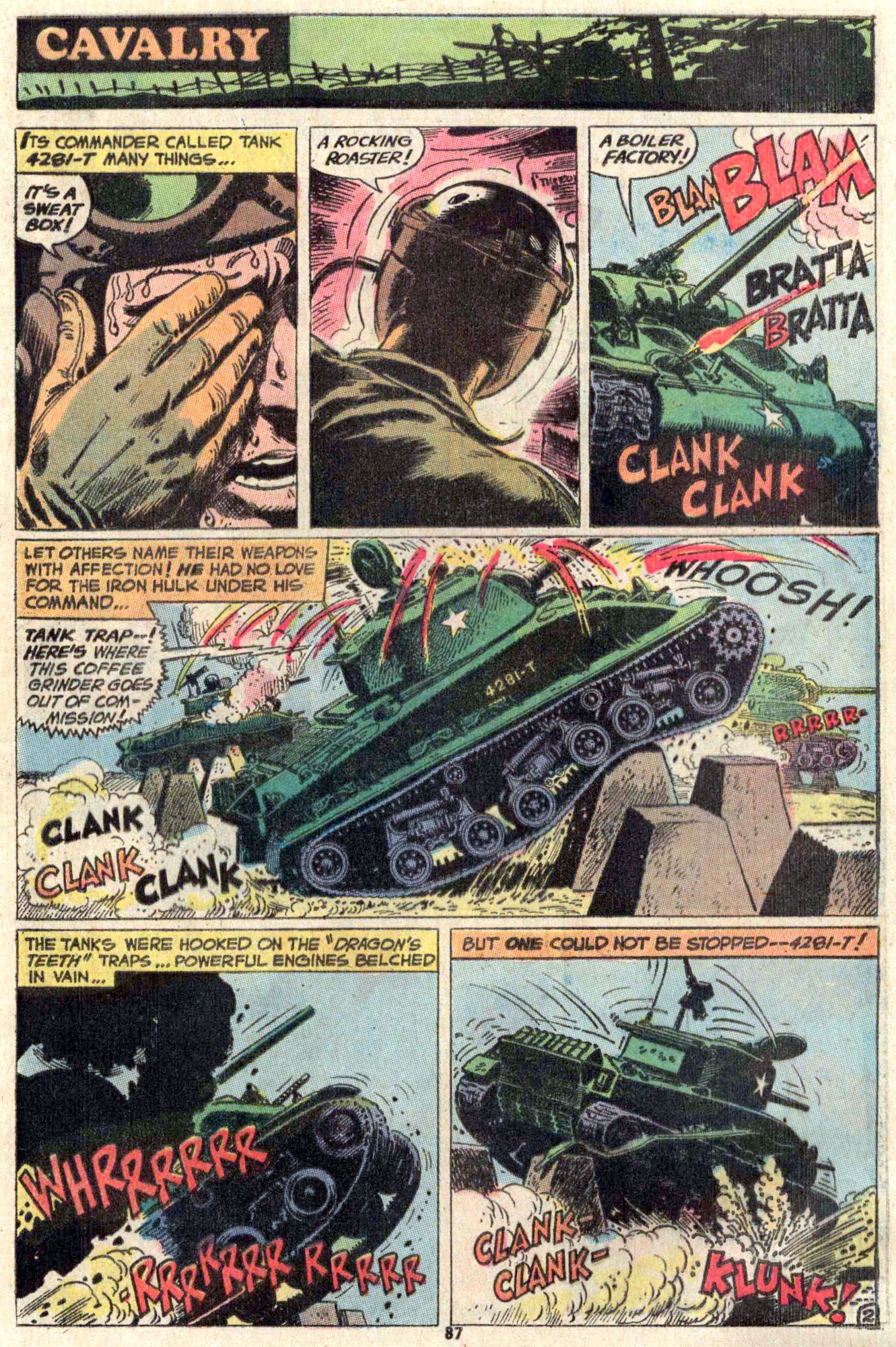 Read online Our Army at War (1952) comic -  Issue #242 - 87