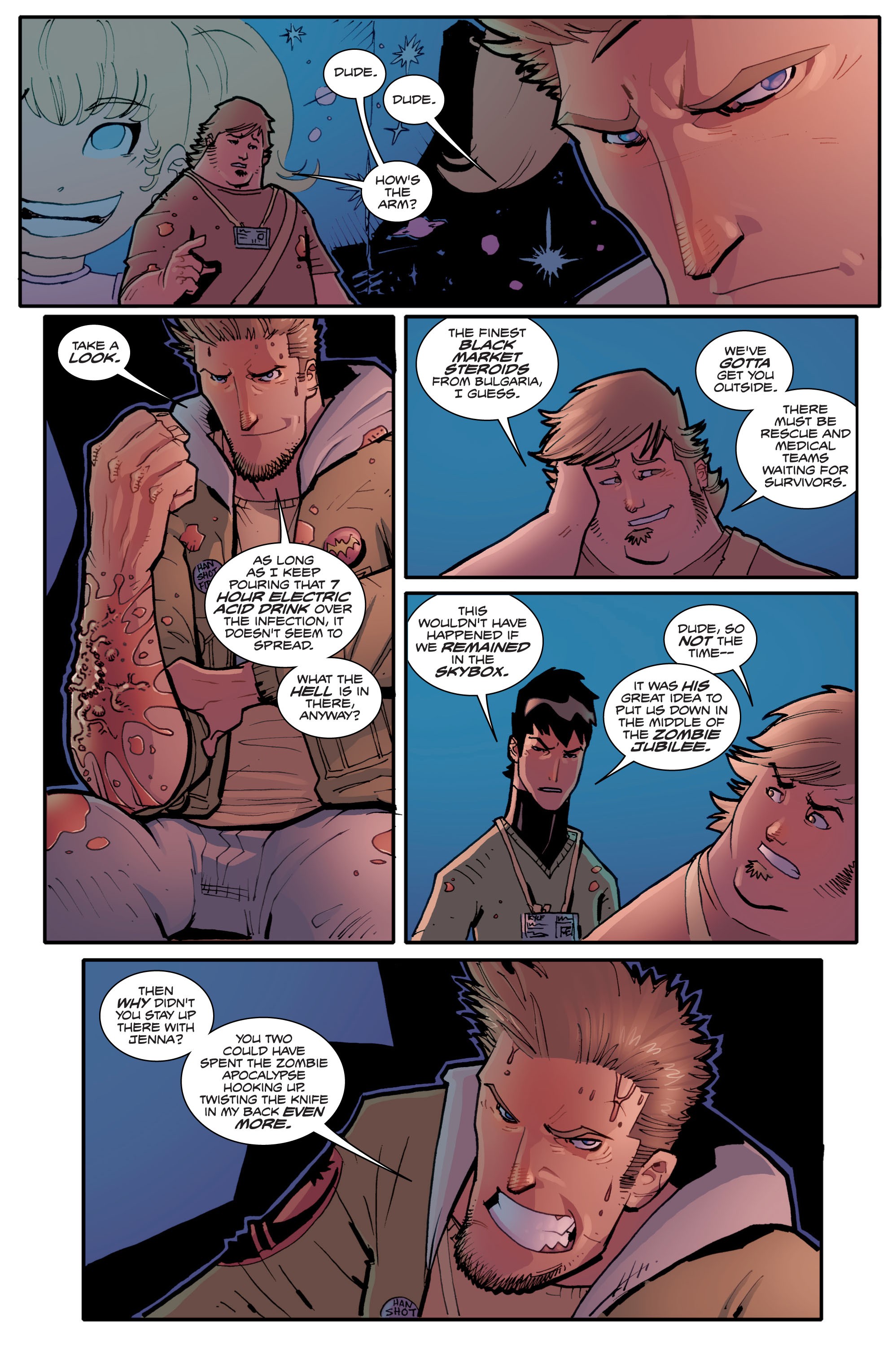 Read online Fanboys vs. Zombies comic -  Issue #3 - 10
