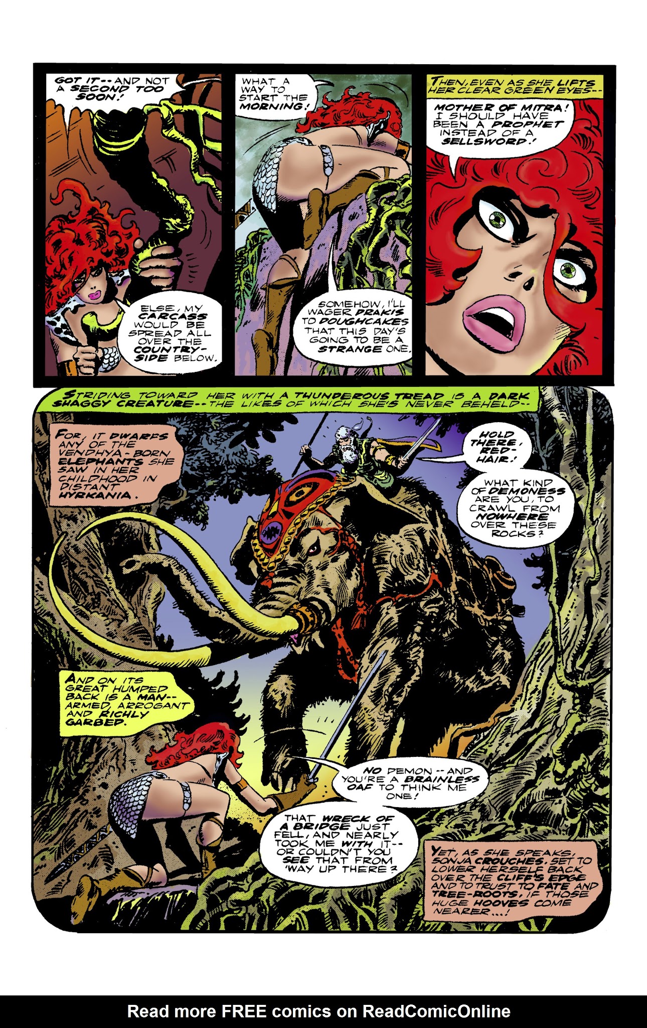 Read online The Adventures of Red Sonja comic -  Issue # TPB 2 - 113