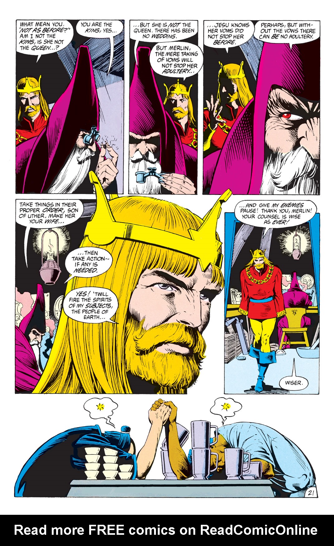 Read online Camelot 3000 comic -  Issue #5 - 23