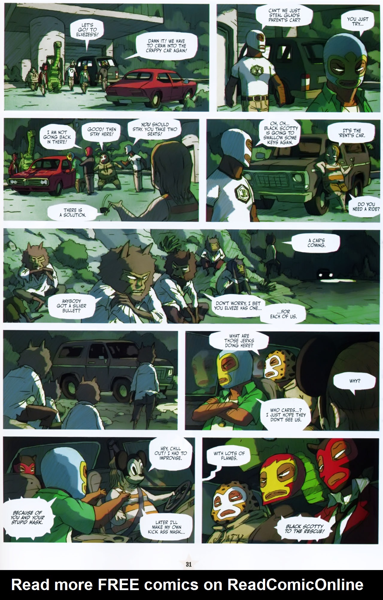 Read online Lucha Libre comic -  Issue #2 - 33