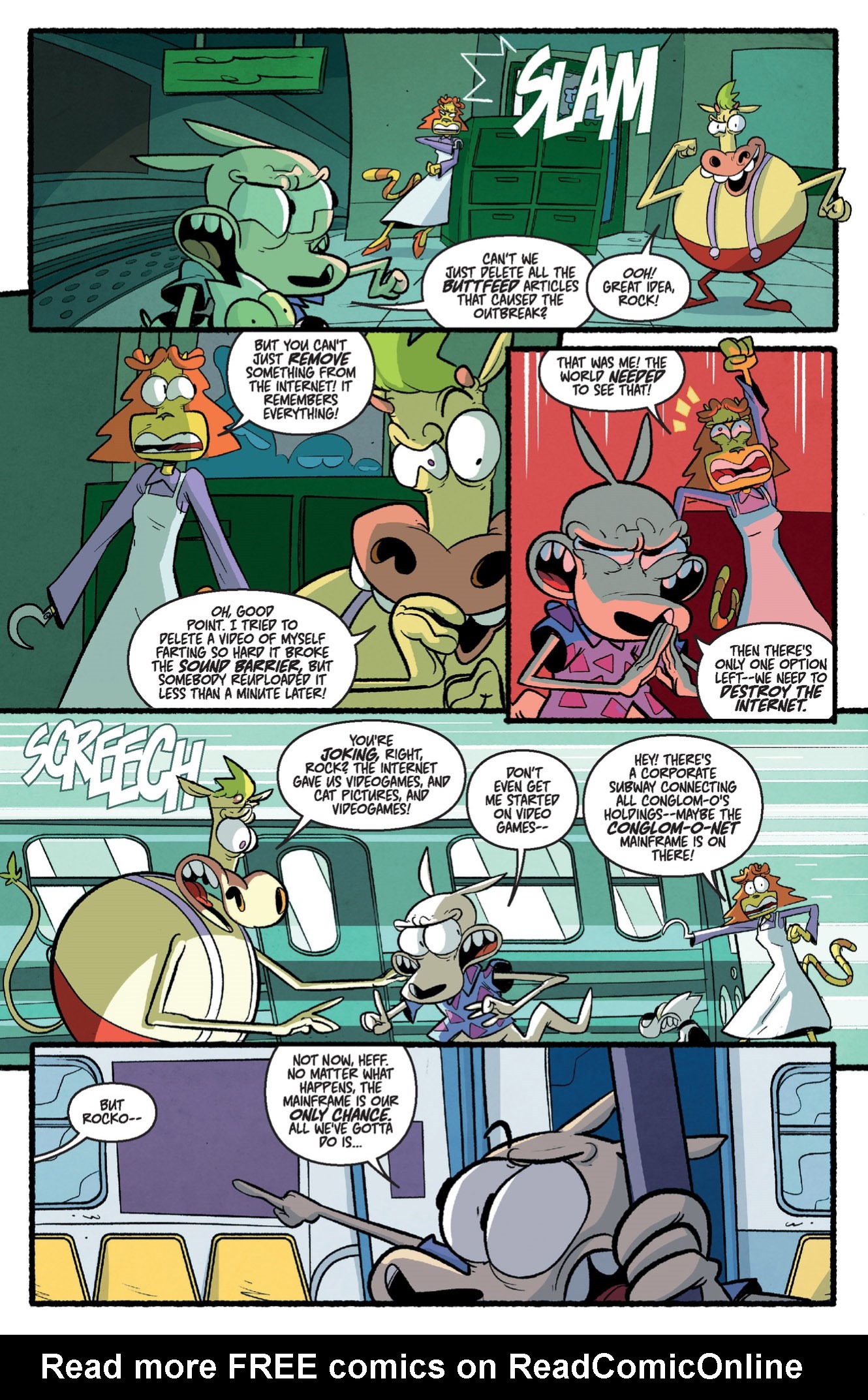 Read online Rocko's Modern Afterlife comic -  Issue #4 - 5