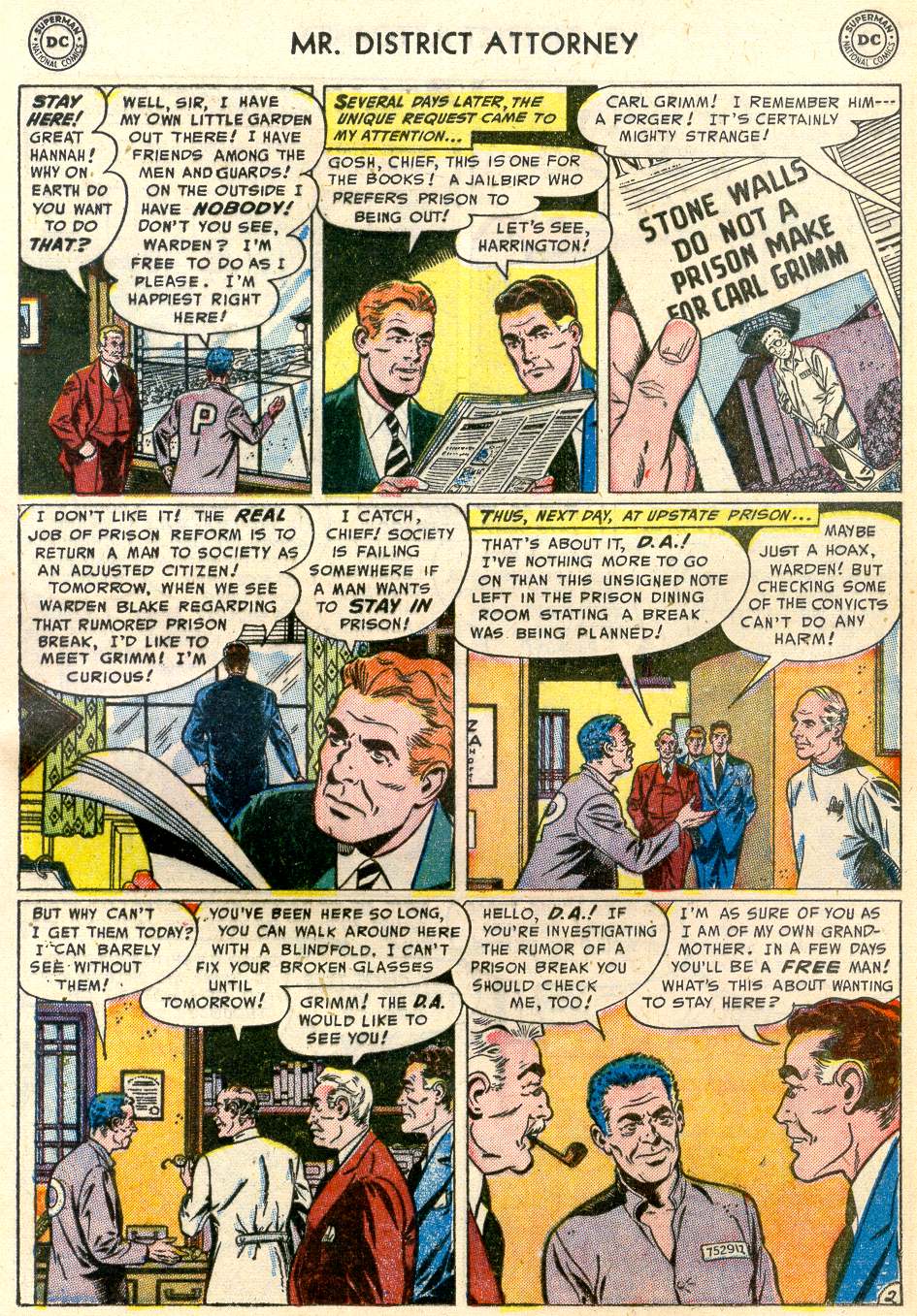 Read online Mr. District Attorney comic -  Issue #37 - 13