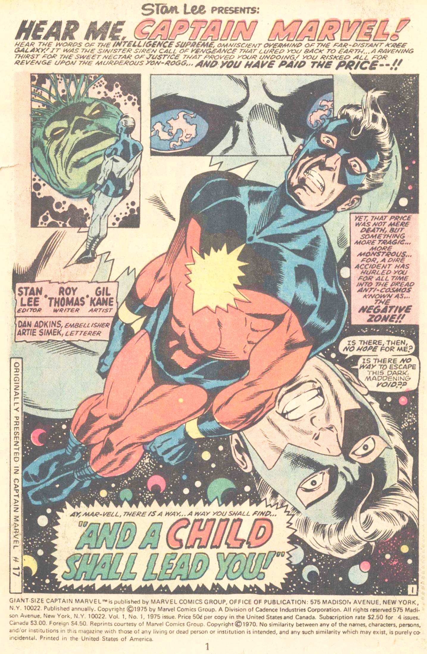 Read online Giant-Size Captain Marvel comic -  Issue # Full - 3