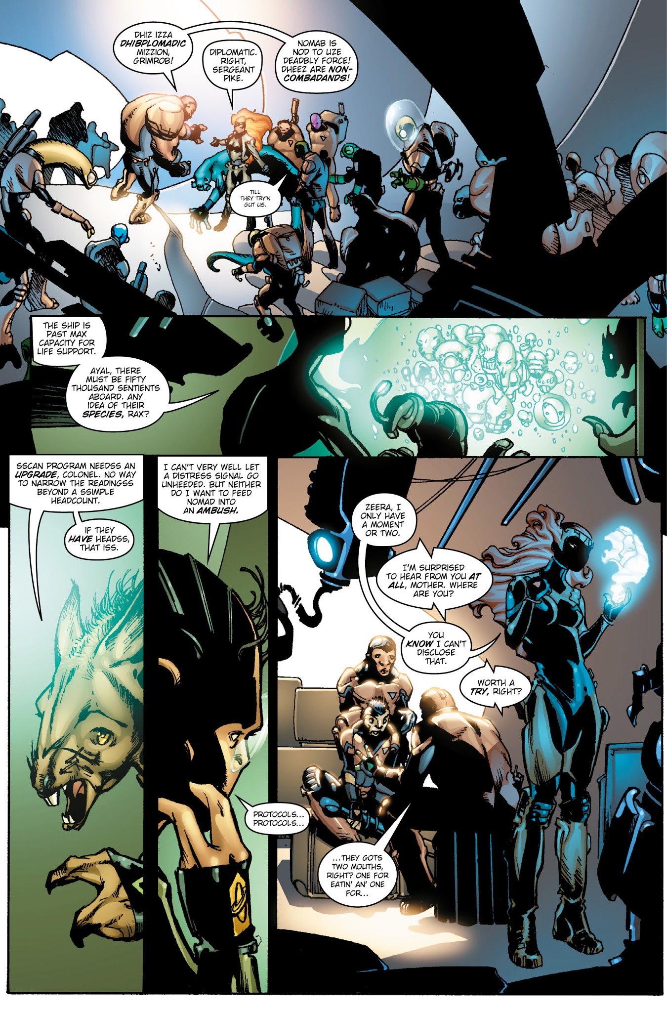 Read online Alien Legion: Uncivil War comic -  Issue # TPB - 14