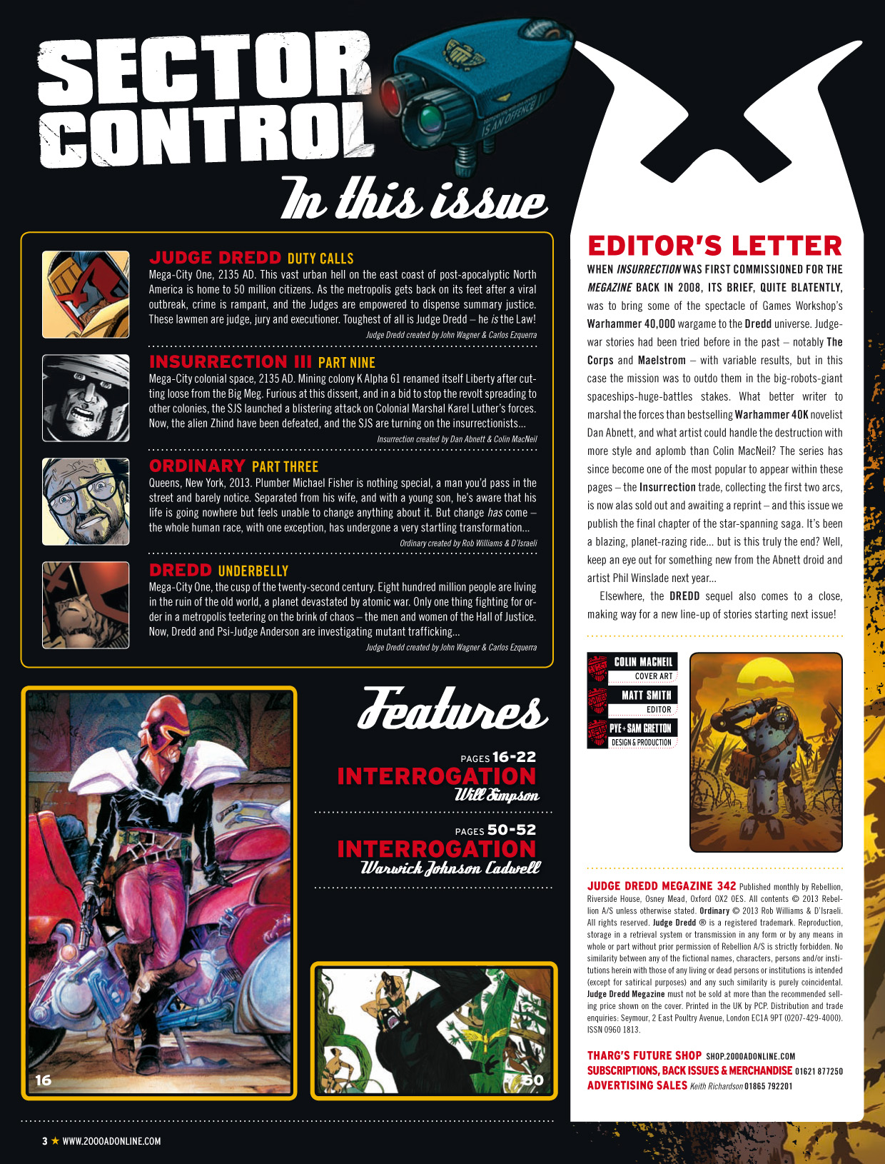 Read online Judge Dredd Megazine (Vol. 5) comic -  Issue #342 - 3