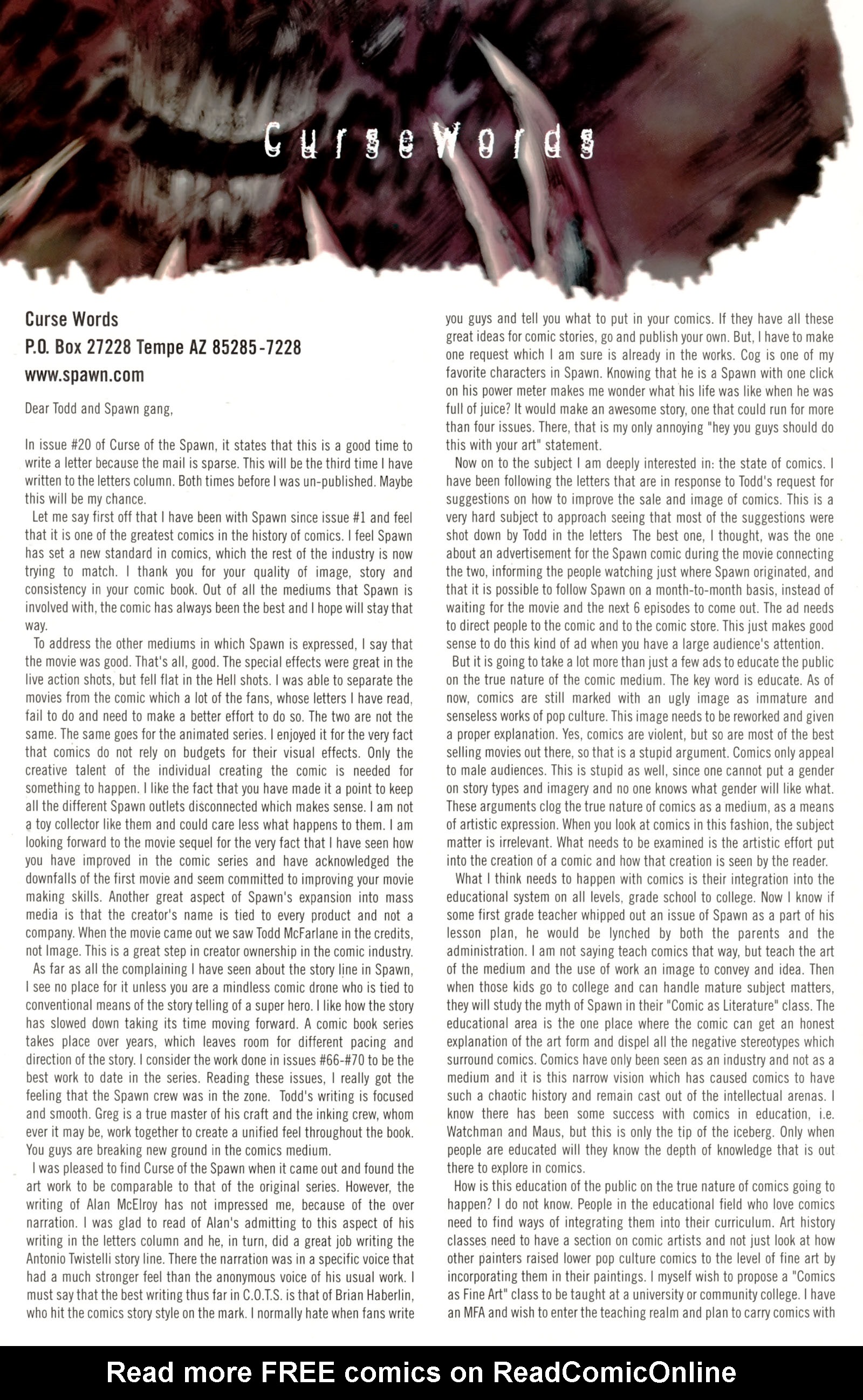 Read online Curse of the Spawn comic -  Issue #22 - 26