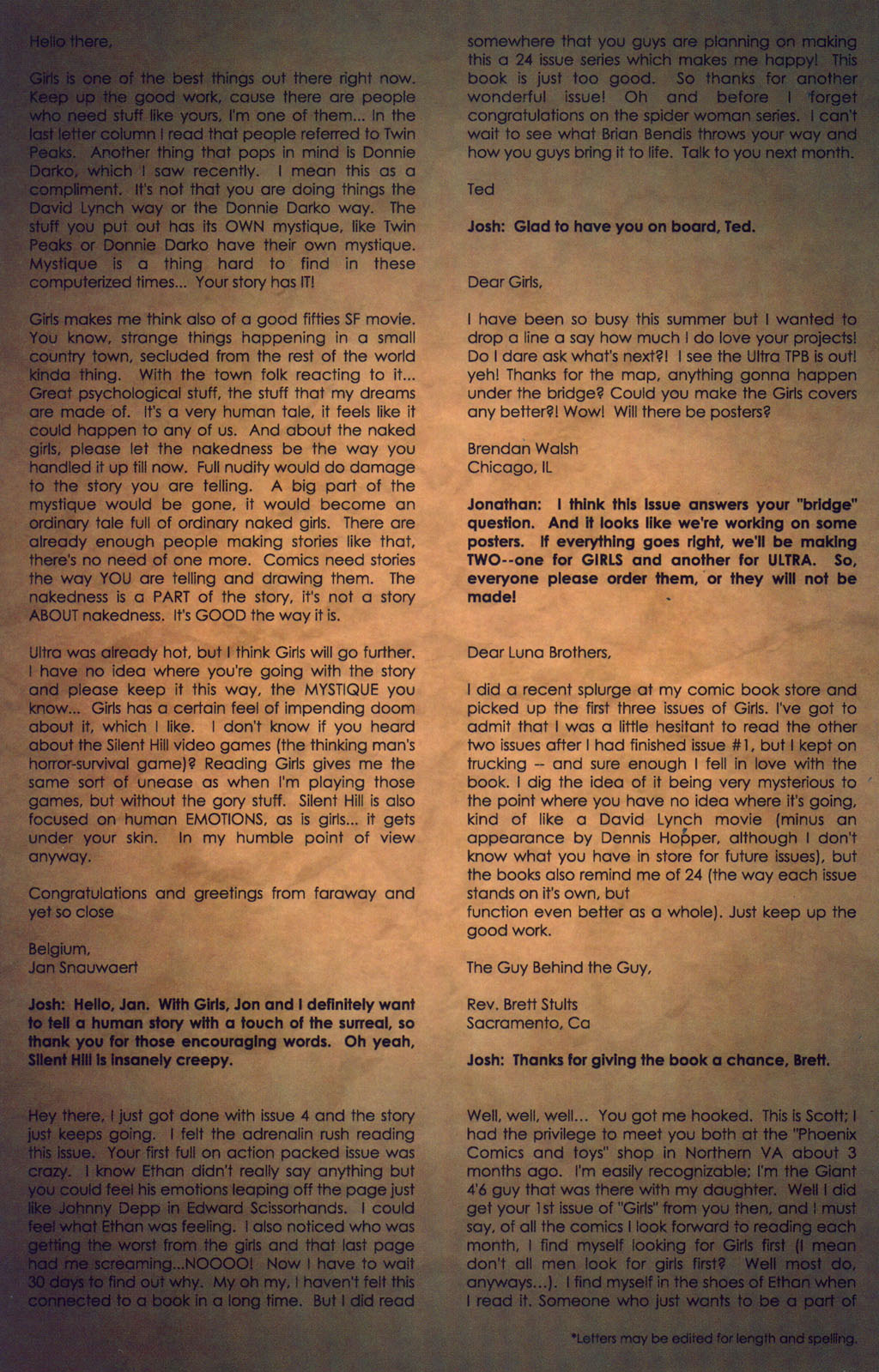 Read online Girls comic -  Issue #6 - 27