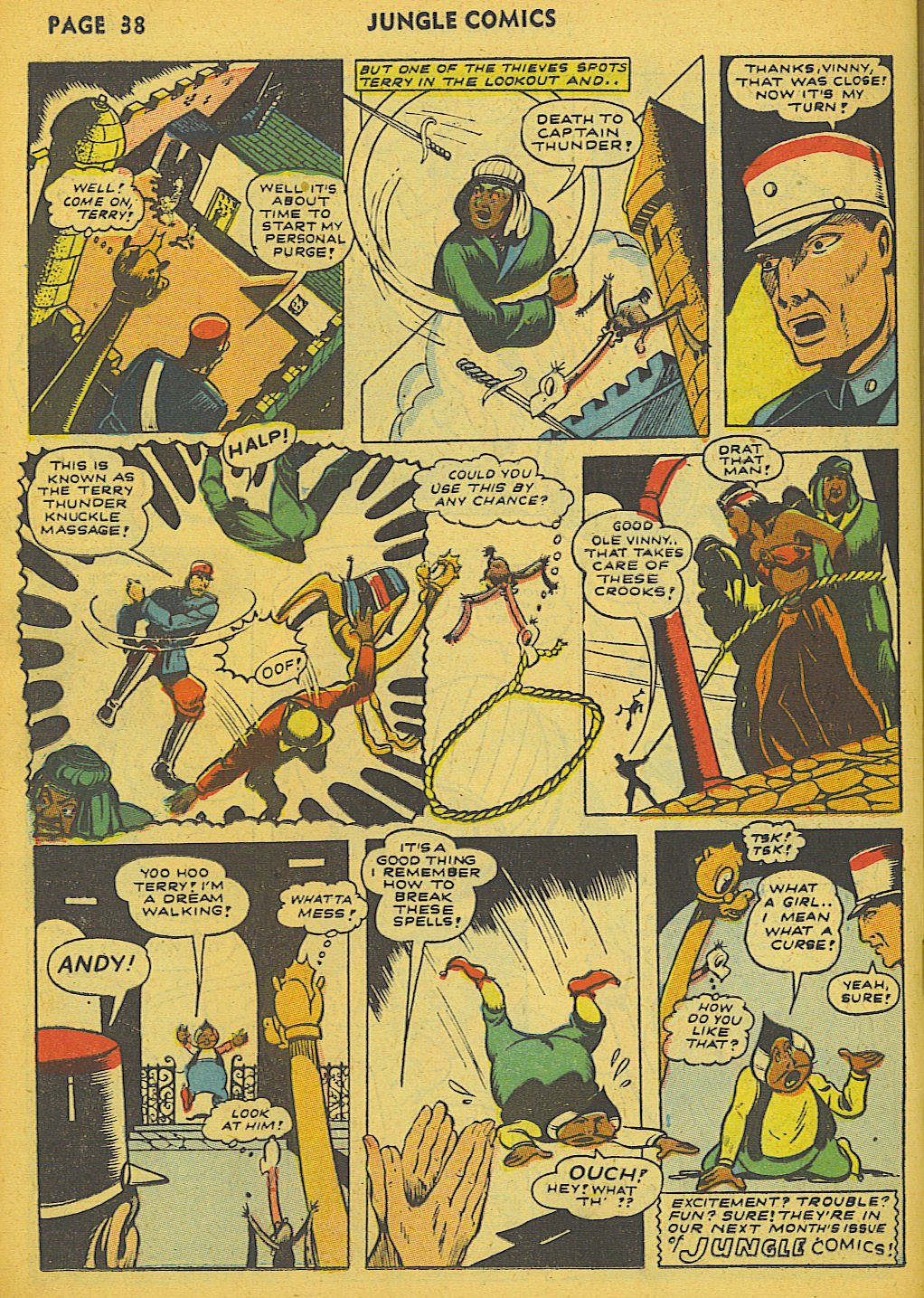 Read online Jungle Comics comic -  Issue #36 - 41