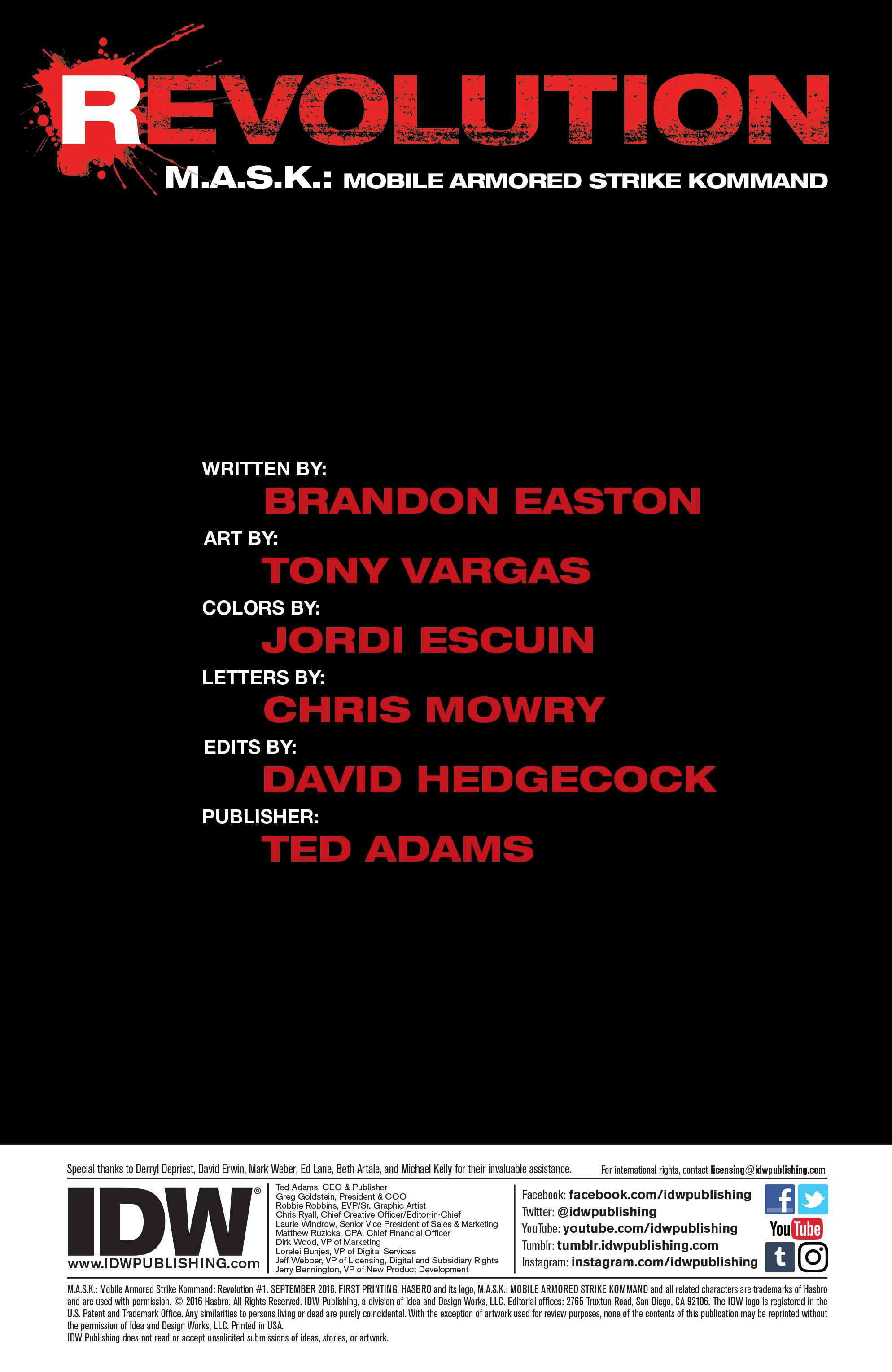 Read online M.A.S.K.: Mobile Armored Strike Kommand: Revolution comic -  Issue # Full - 2