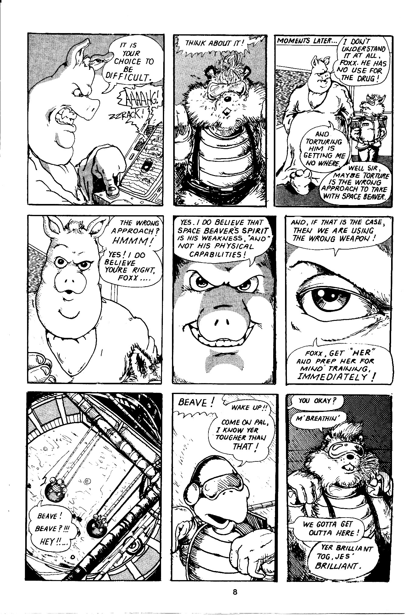 Read online Space Beaver comic -  Issue #1 - 10
