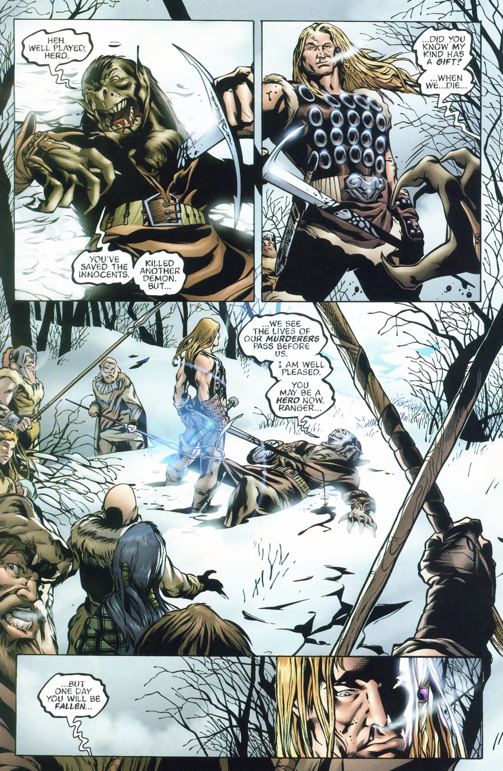 Read online R.A. Salvatore's DemonWars: Eye for an Eye comic -  Issue #1 - 5