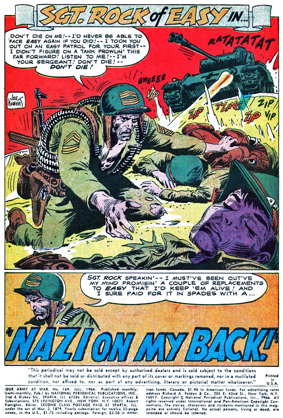 Read online Our Army at War (1952) comic -  Issue #169 - 3