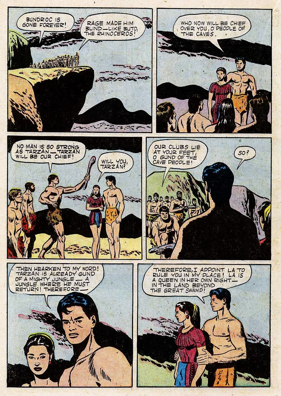 Read online Tarzan (1948) comic -  Issue #15 - 22