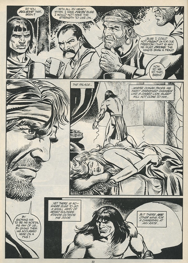 Read online The Savage Sword Of Conan comic -  Issue #181 - 24