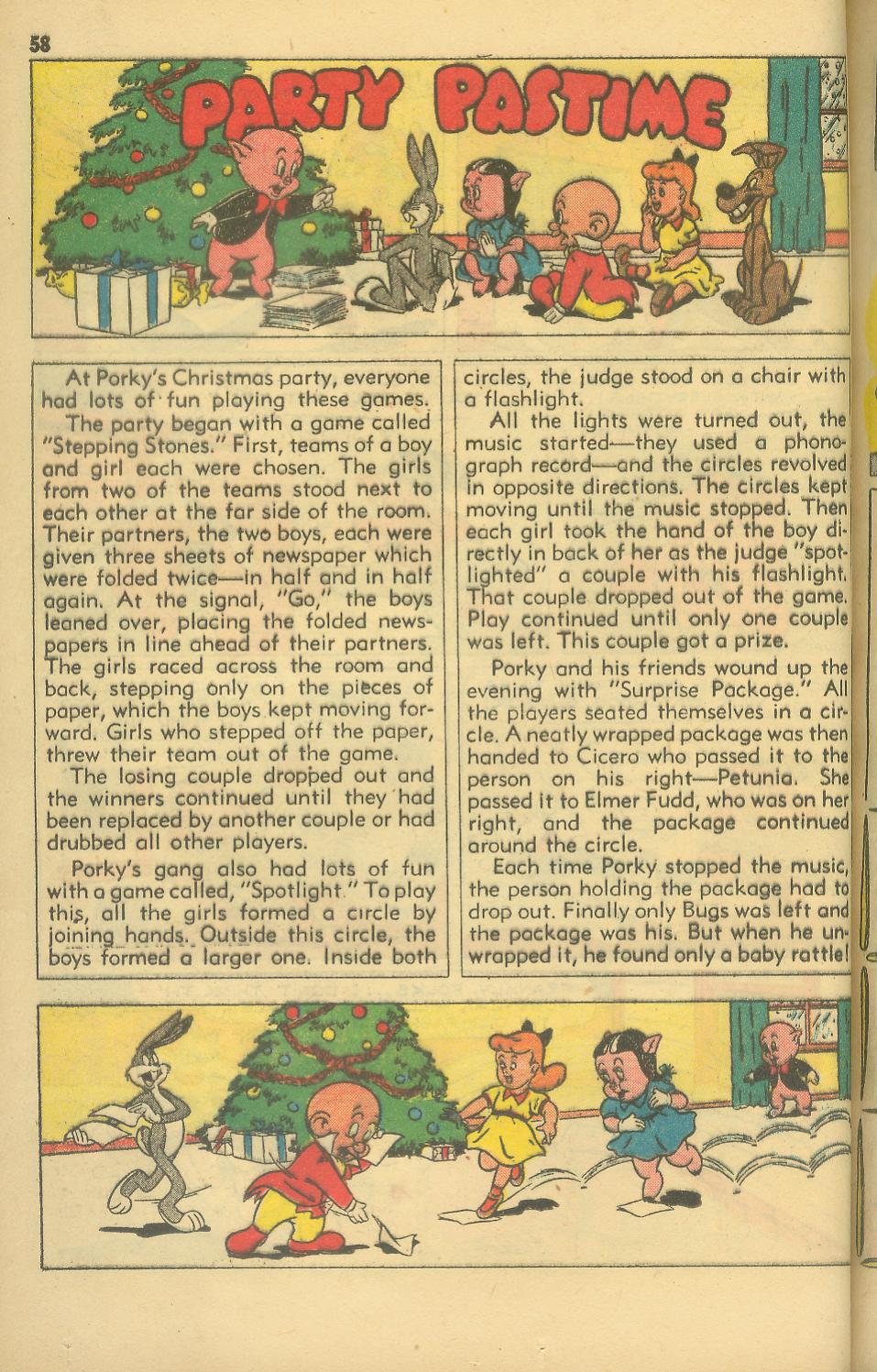 Read online Bugs Bunny's Christmas Funnies comic -  Issue # TPB 1 - 60