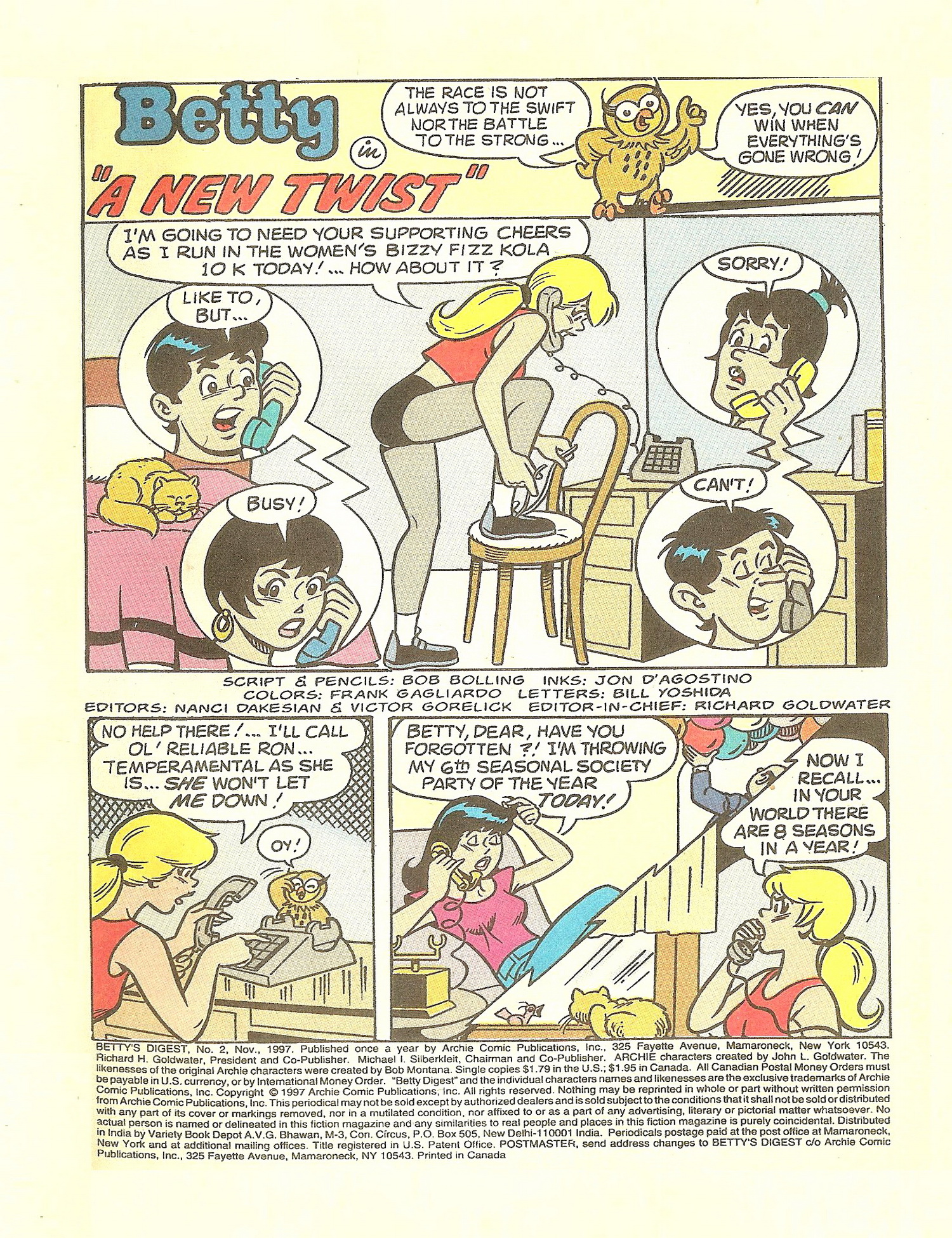 Read online Betty's Digest comic -  Issue #2 - 3