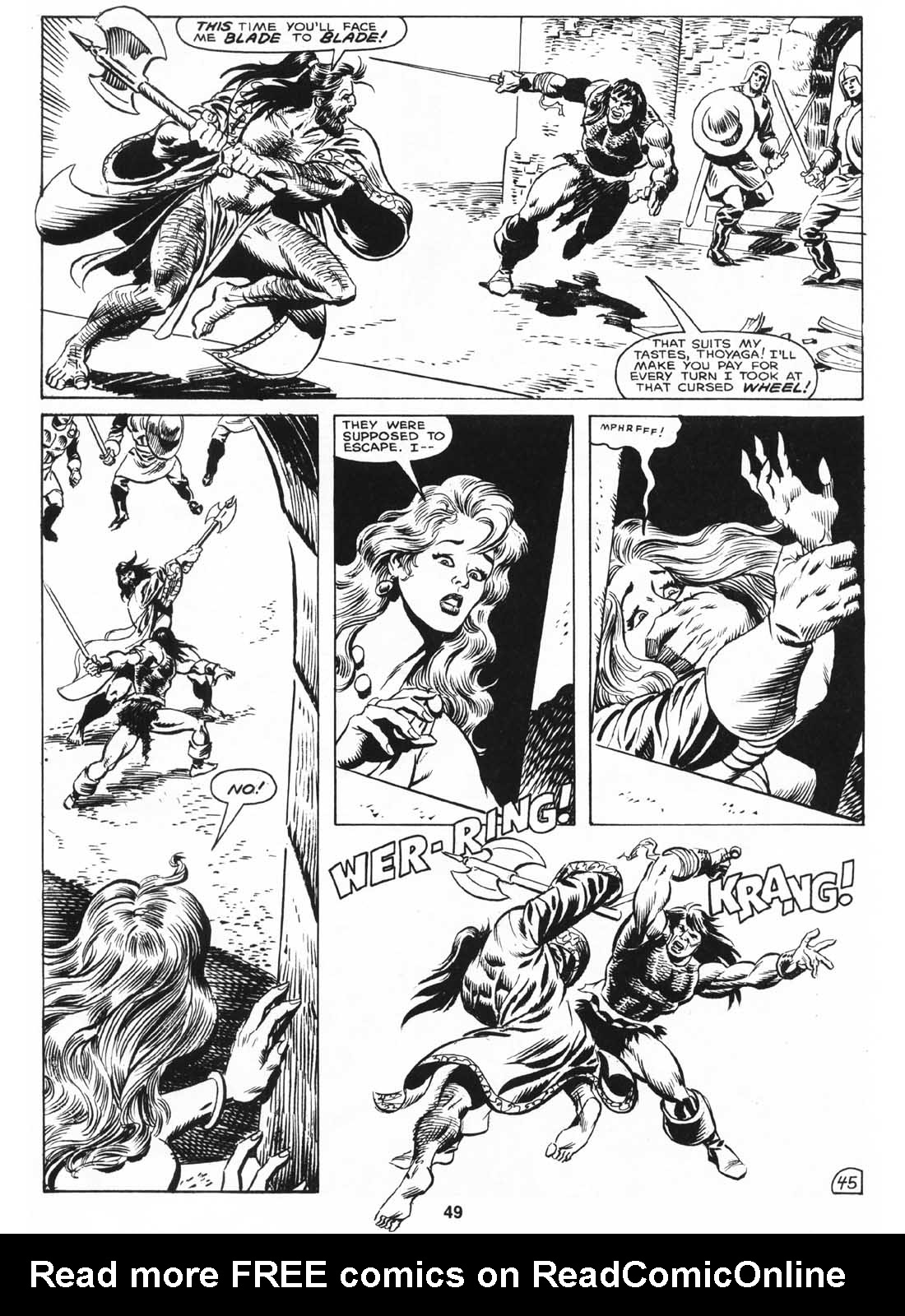 Read online The Savage Sword Of Conan comic -  Issue #159 - 48