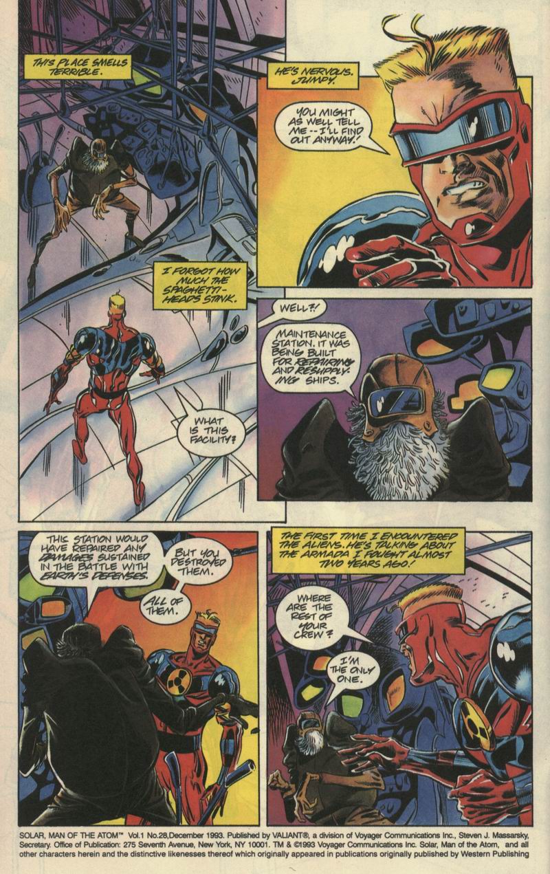 Read online Solar, Man of the Atom comic -  Issue #28 - 3
