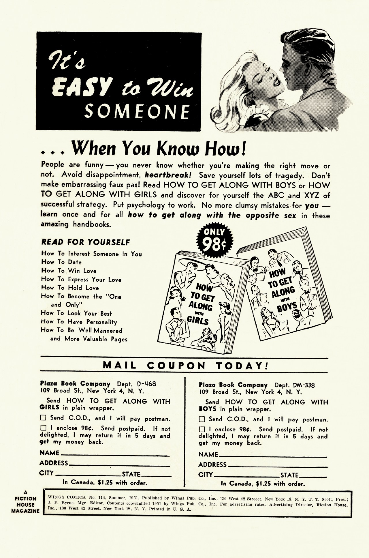 Read online Wings Comics comic -  Issue #114 - 2