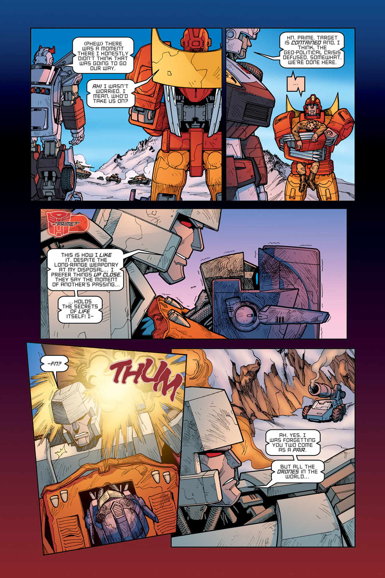 Read online The Transformers: Escalation comic -  Issue #5 - 24