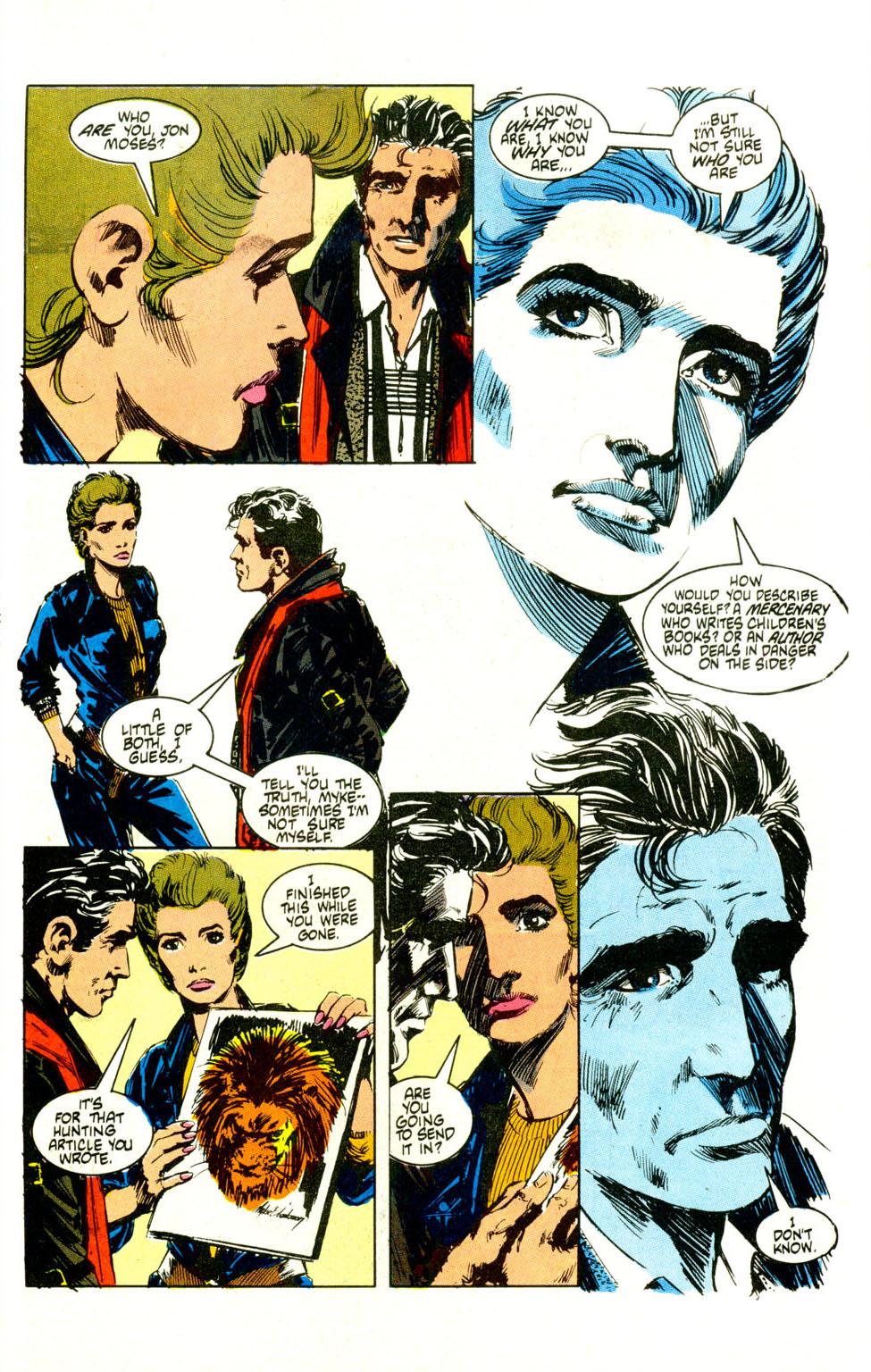 Read online Jon Sable, Freelance comic -  Issue #25 - 7