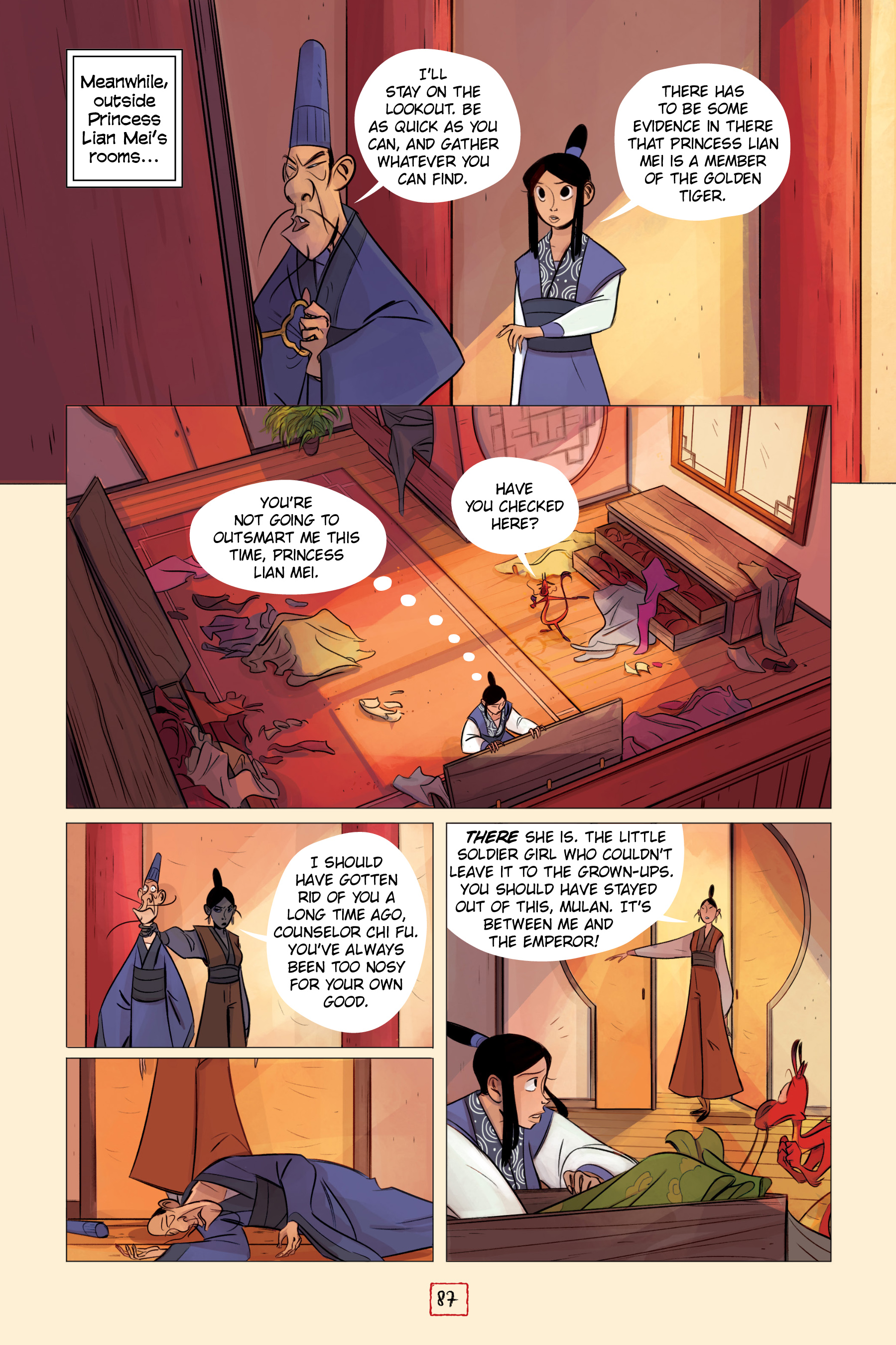 Read online Disney Mulan's Adventure Journal: The Palace of Secrets comic -  Issue # TPB - 86