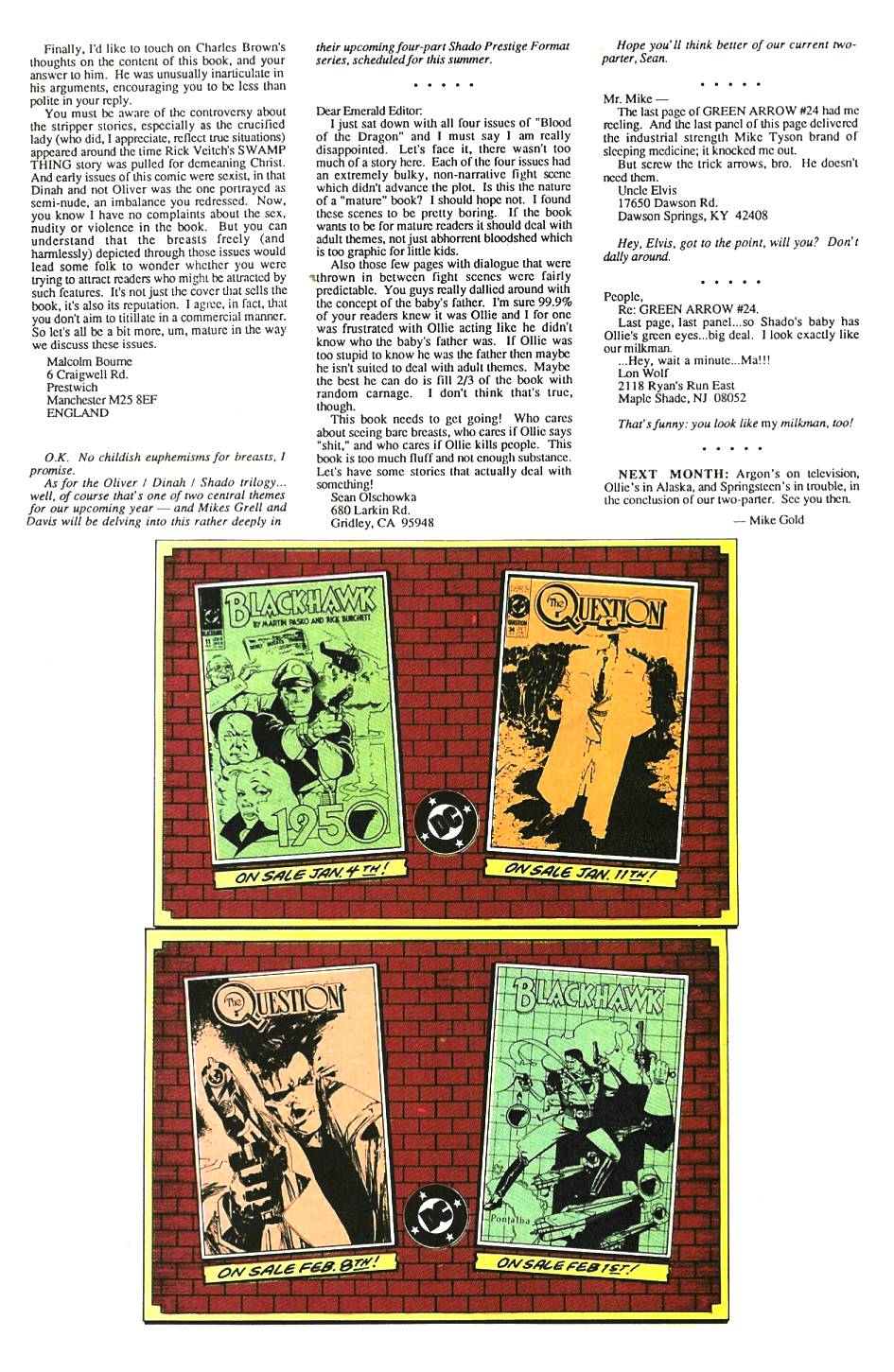Read online Green Arrow (1988) comic -  Issue #29 - 23