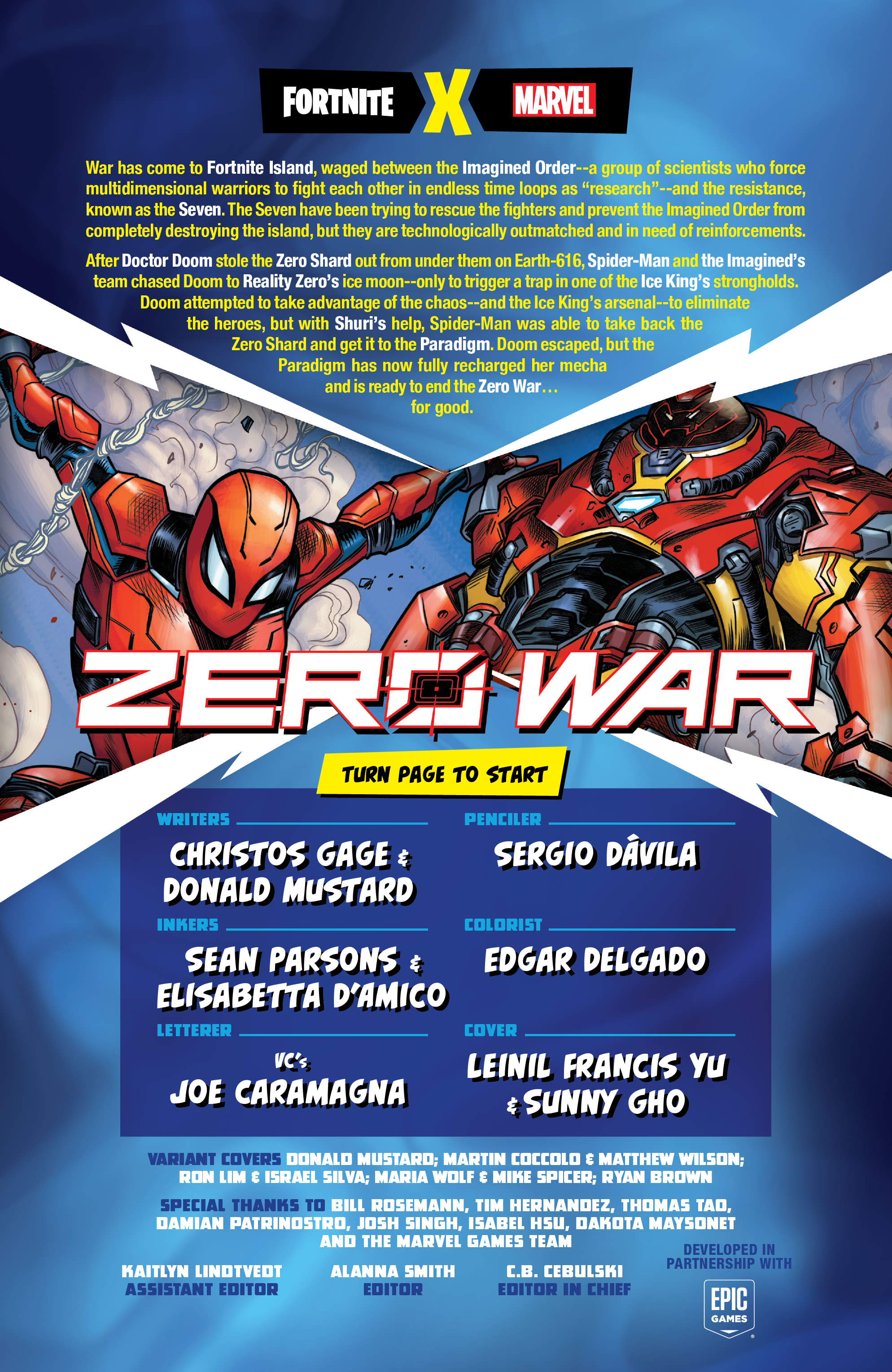 Read online Fortnite X Marvel: Zero War comic -  Issue #5 - 4