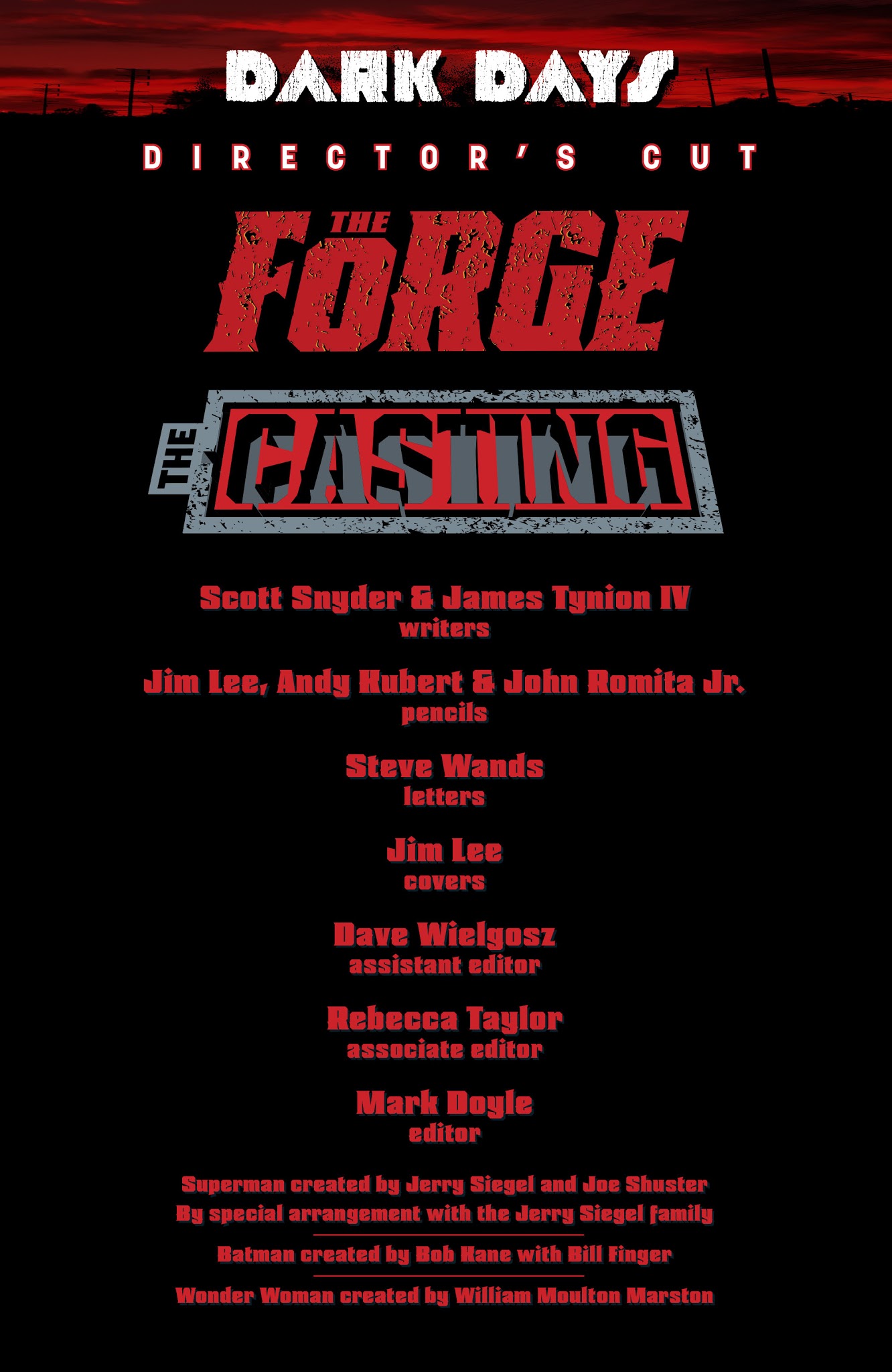 Read online Dark Days: The Forge/Casting Director's Cut comic -  Issue # Full - 3