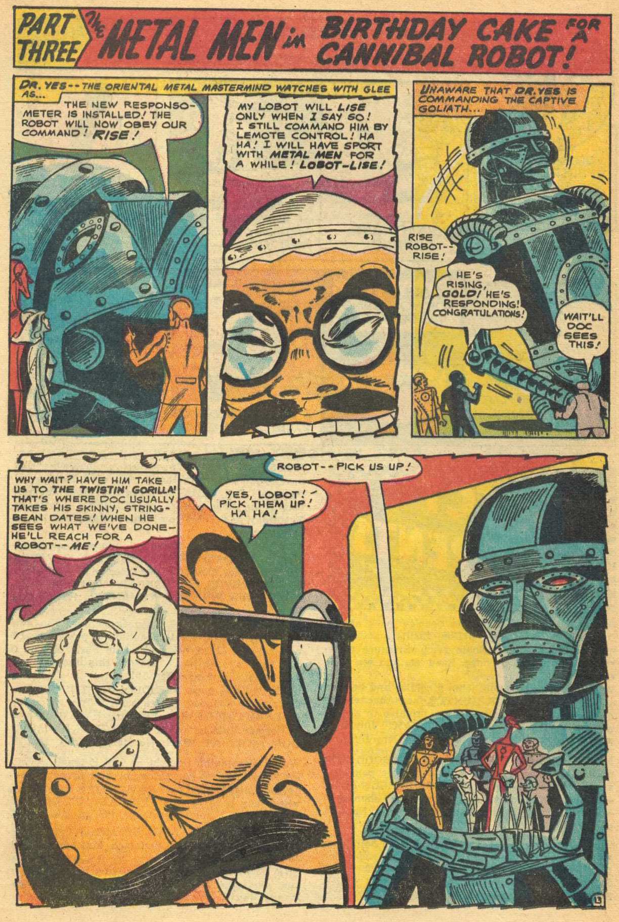 Read online Metal Men (1963) comic -  Issue #20 - 20