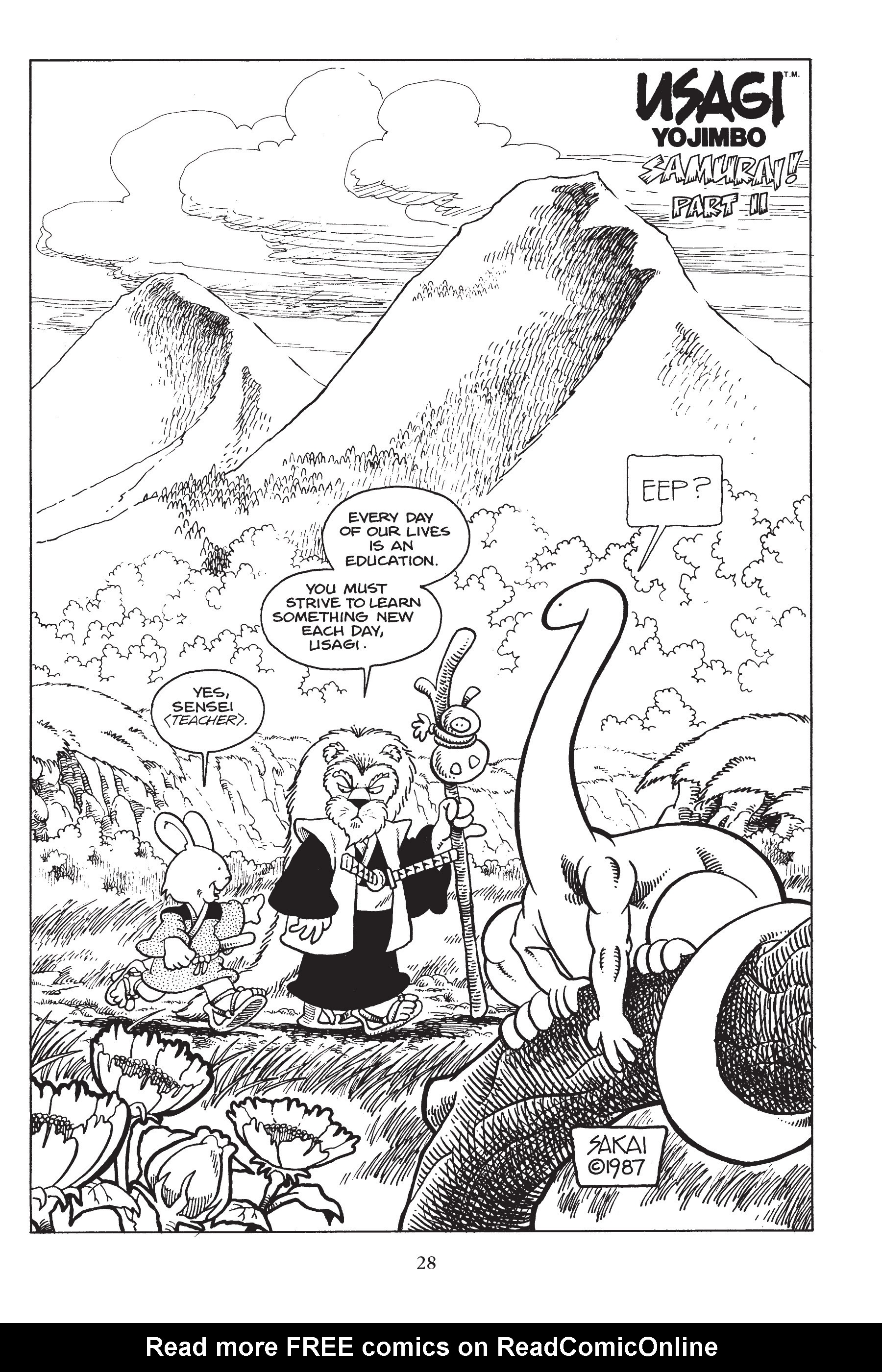 Read online Usagi Yojimbo (1987) comic -  Issue # _TPB 2 - 30